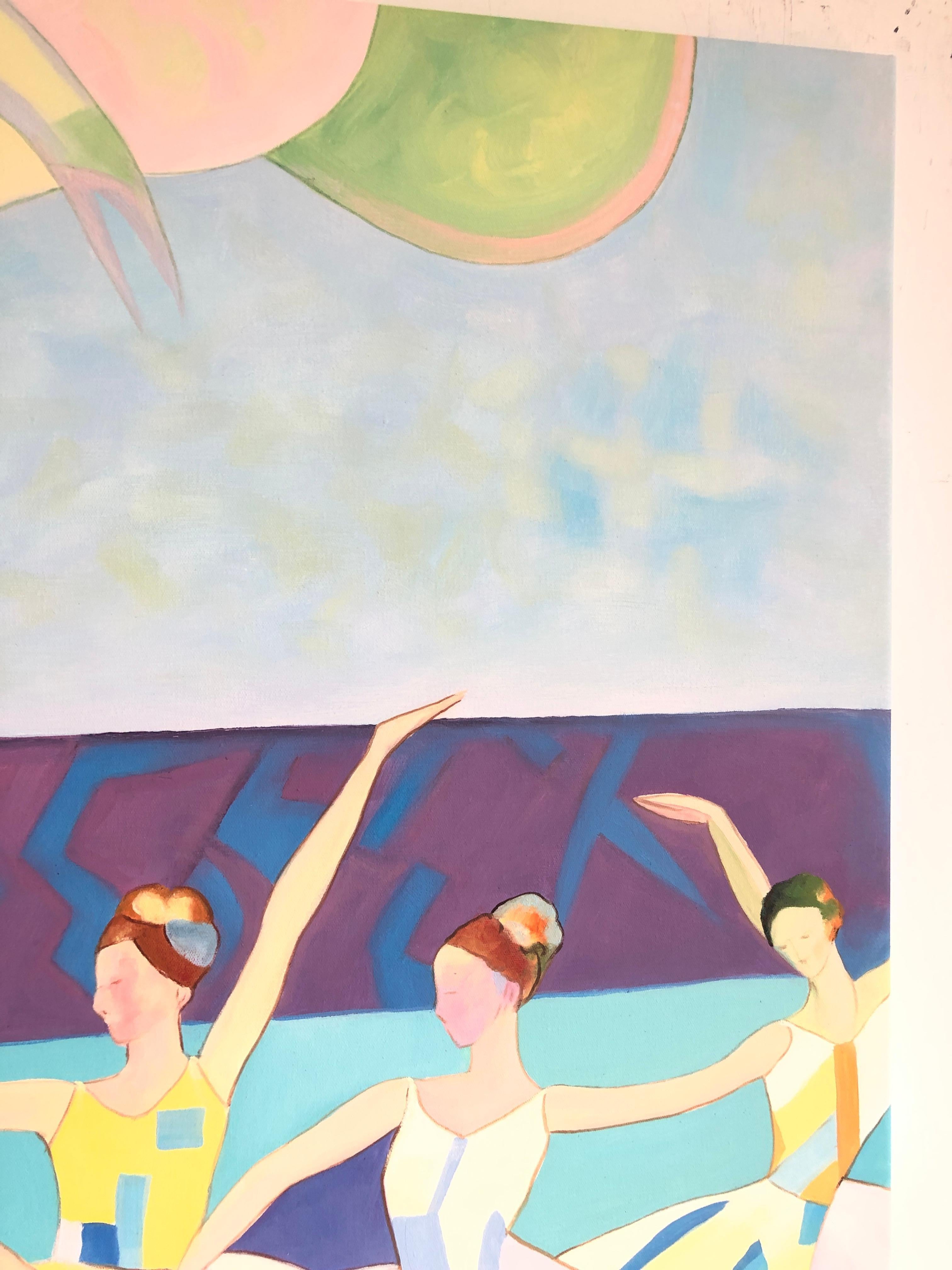 E insieme, divennero la danza B. Schaumann - Danzatori contemporanei - Pittura in vendita 9