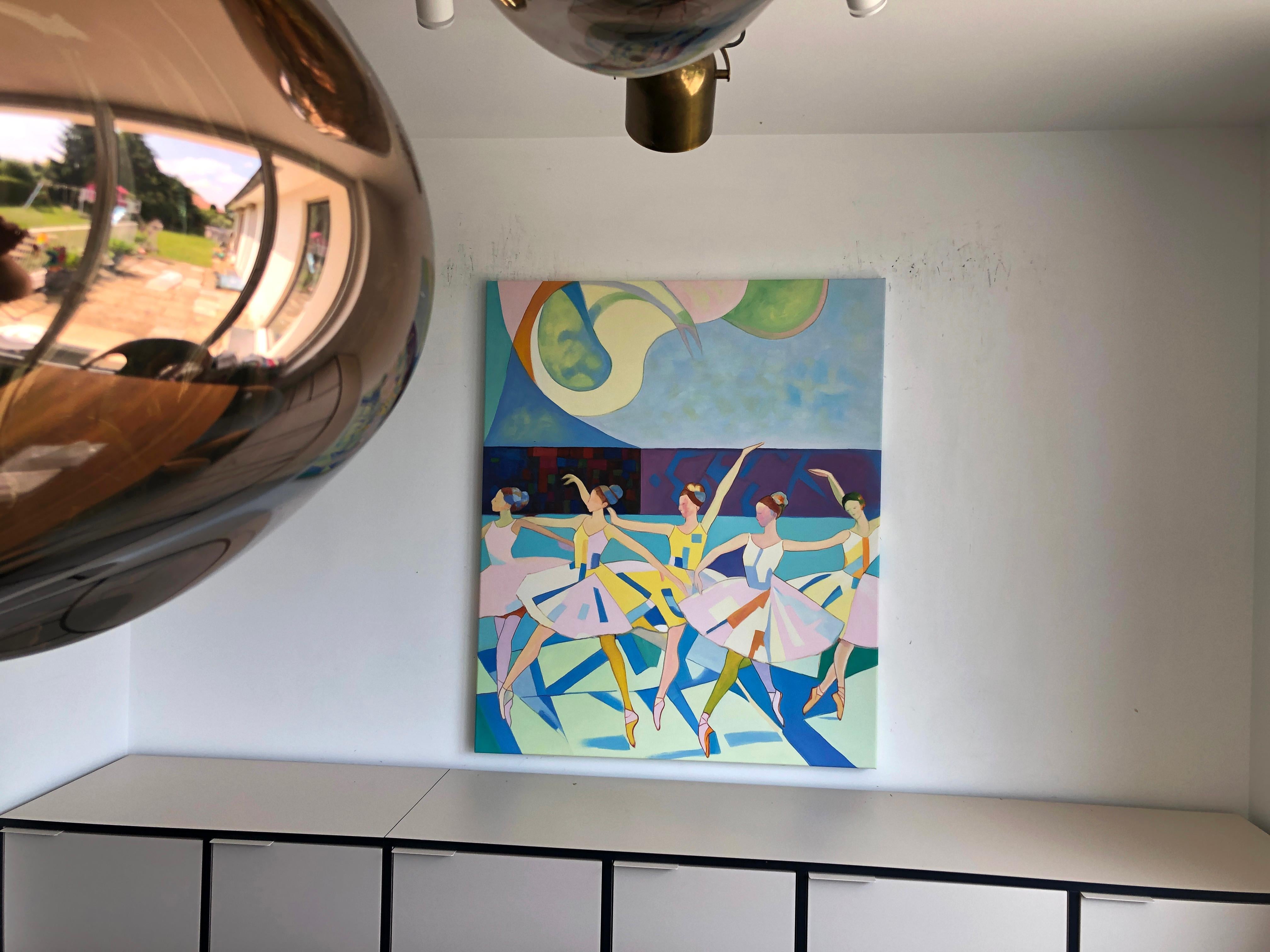 E insieme, divennero la danza B. Schaumann - Danzatori contemporanei - Pittura in vendita 10