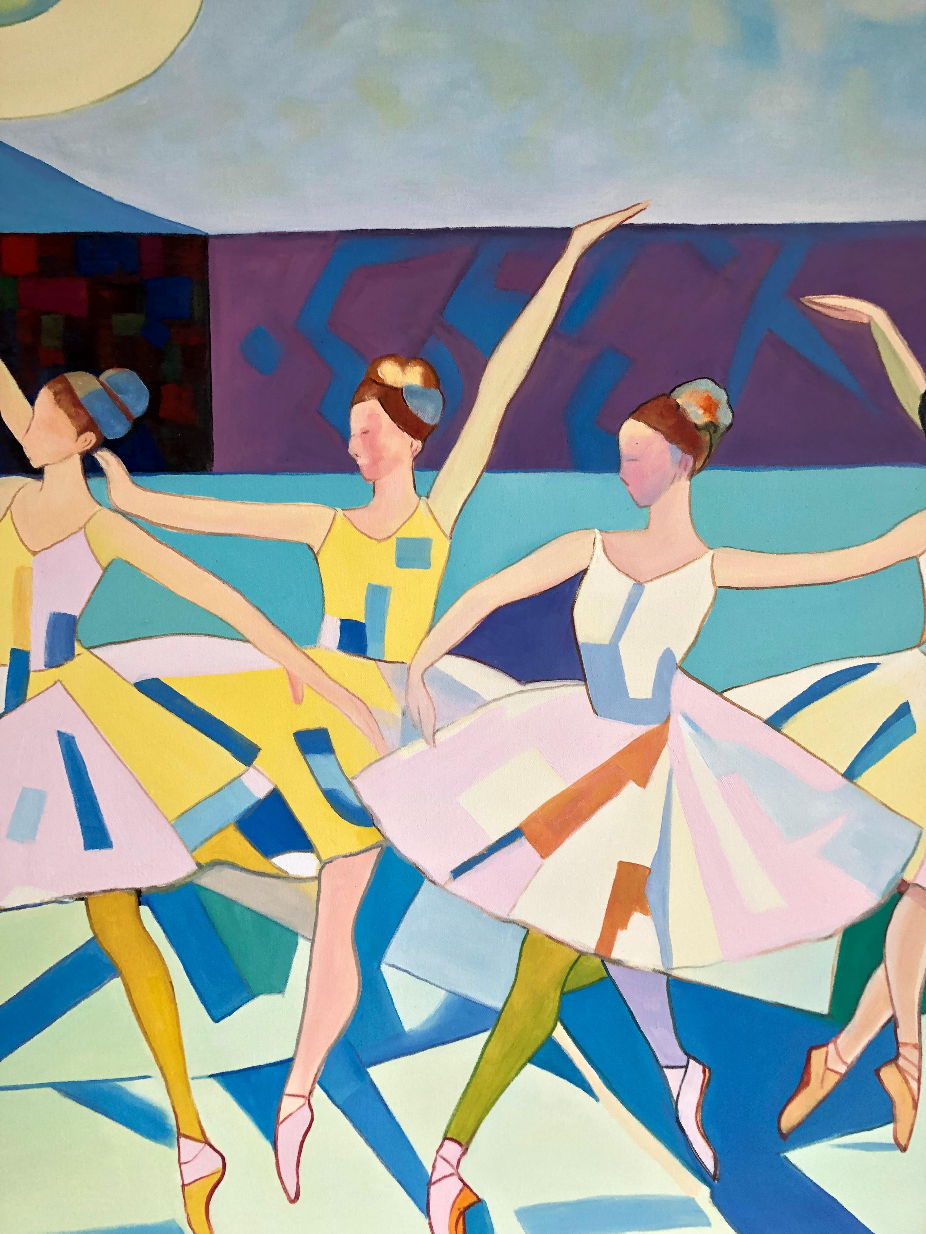 E insieme, divennero la danza B. Schaumann - Danzatori contemporanei - Pittura in vendita 11