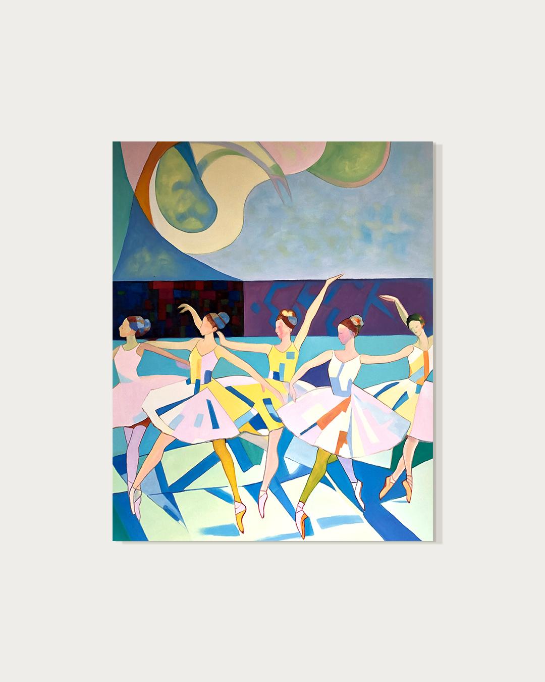 E insieme, divennero la danza B. Schaumann - Danzatori contemporanei - Pittura - Painting di Barbara Schaumann
