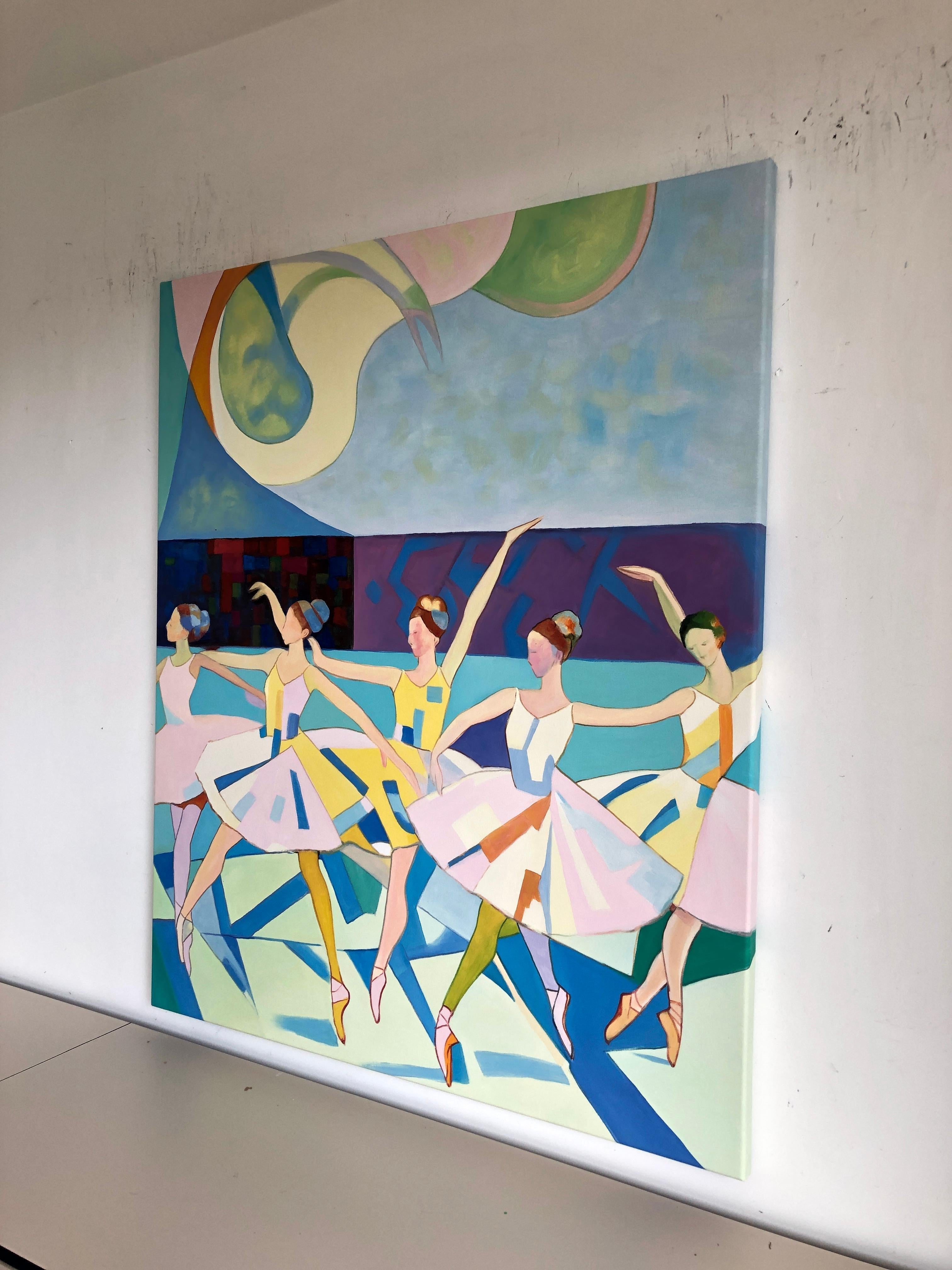 E insieme, divennero la danza B. Schaumann - Danzatori contemporanei - Pittura in vendita 1