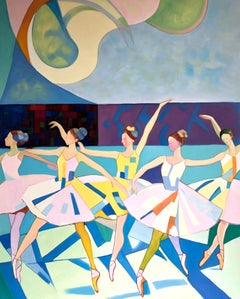 And Together, They Became the Dance B. Schaumann - Contemporary Dancers Painting