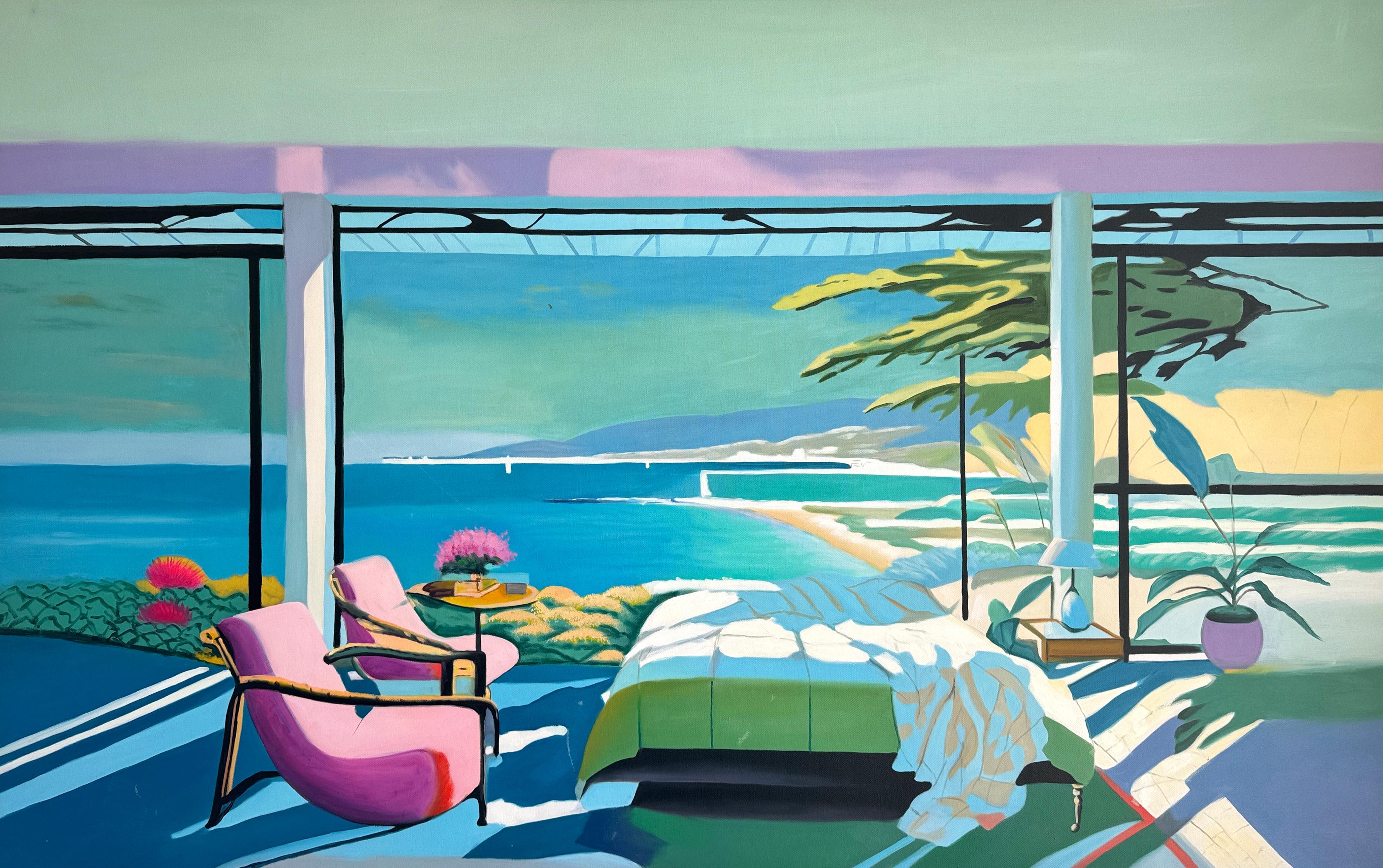 Between the Sea and Silence - B.Schaumann Contemporary interior Painting