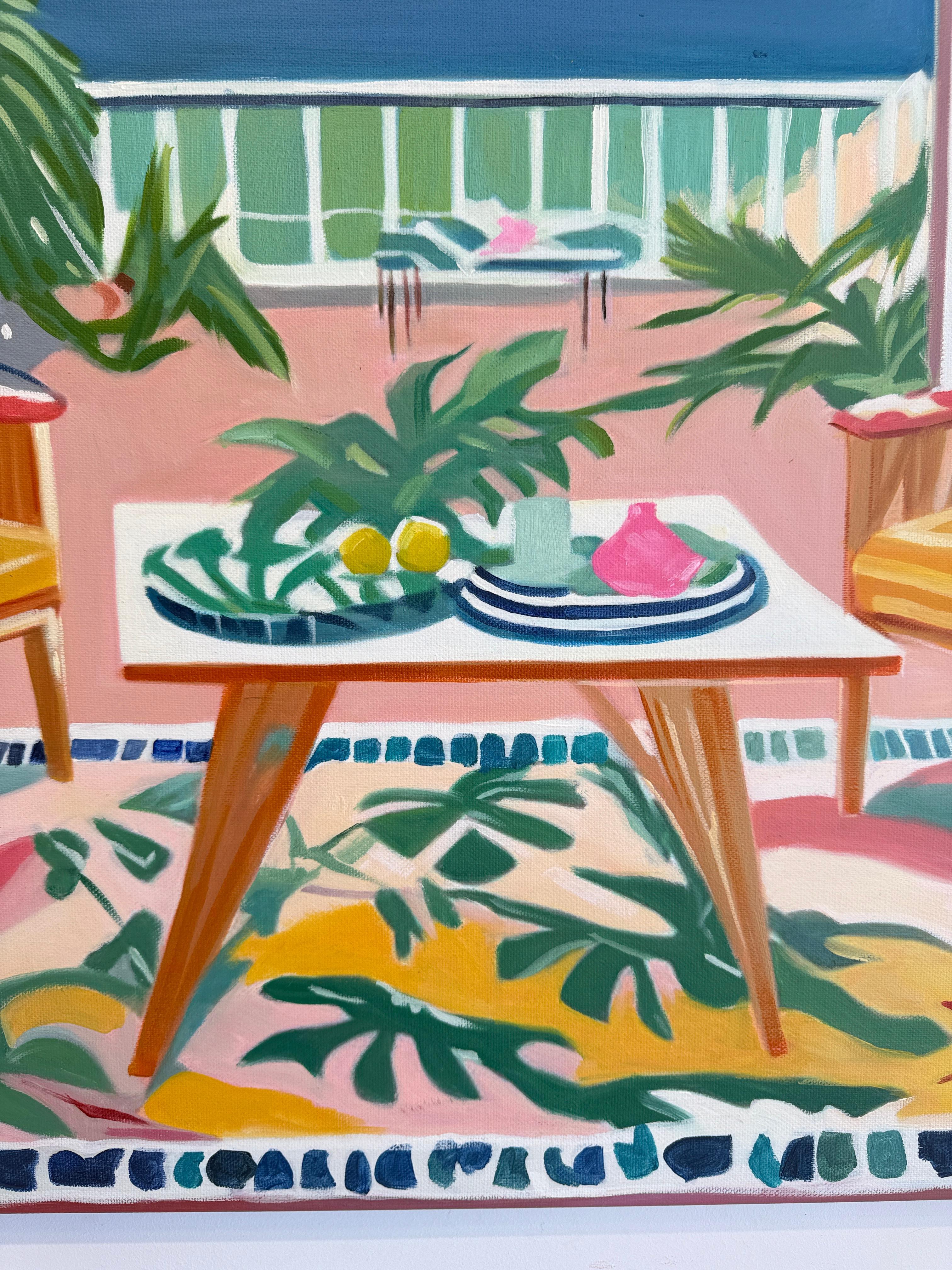 Breezes and Daydreams with You B.Schaumann - Contemporary architectural Painting For Sale 9