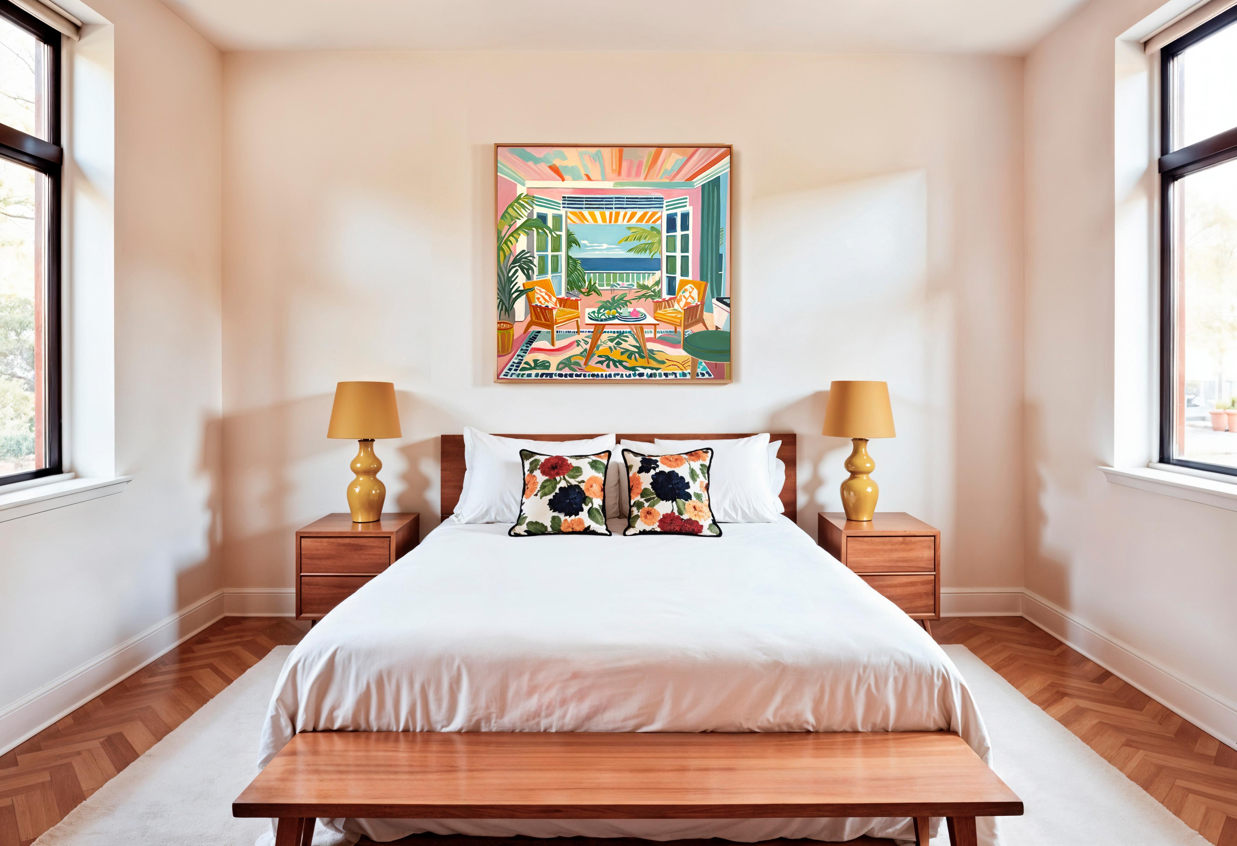 Breezes and Daydreams with You B.Schaumann - Contemporary architectural Painting For Sale 10