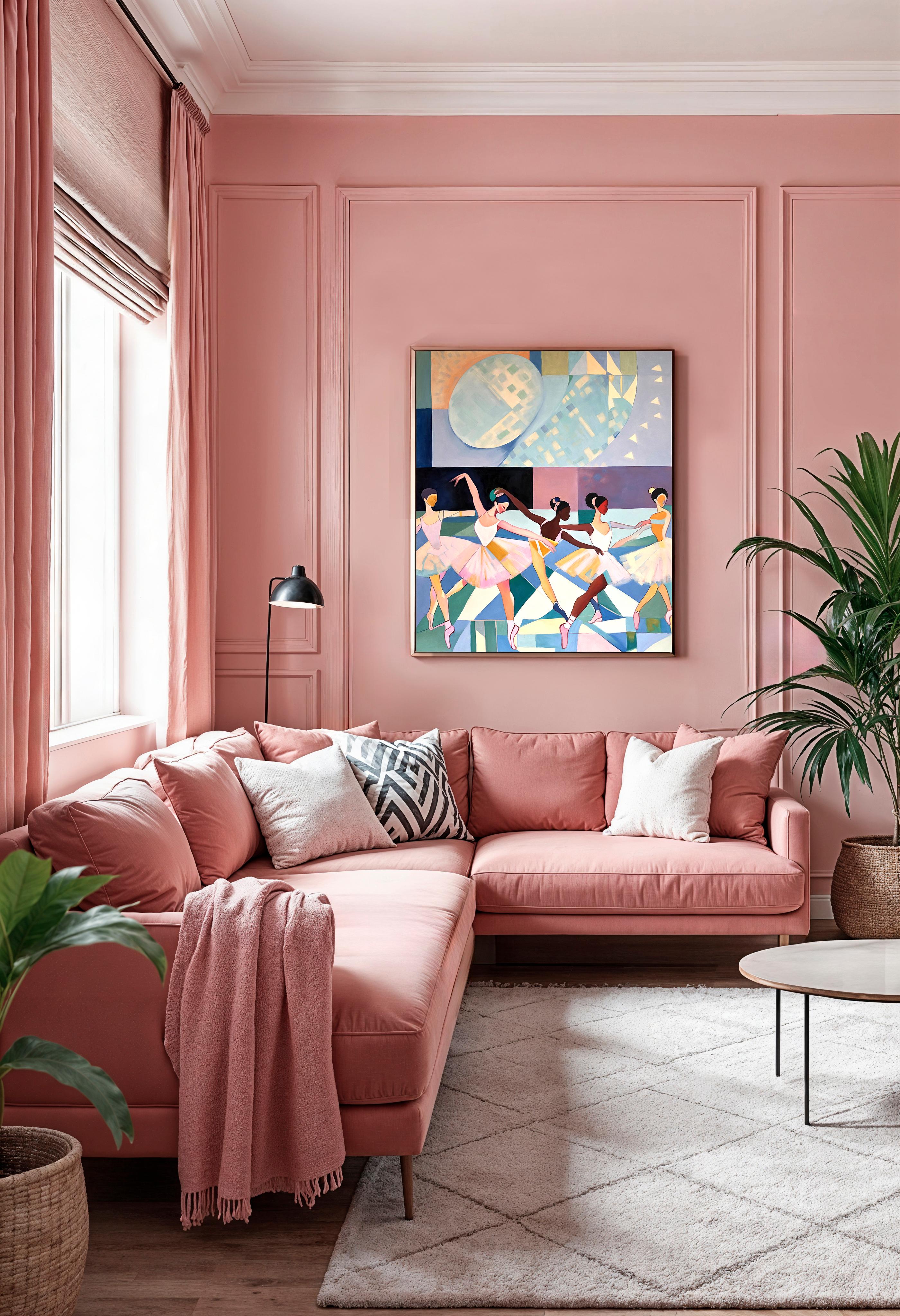 Dance of Devotion Barbara Schaumann - Contemporary Abstract Dancers Painting in vendita 2