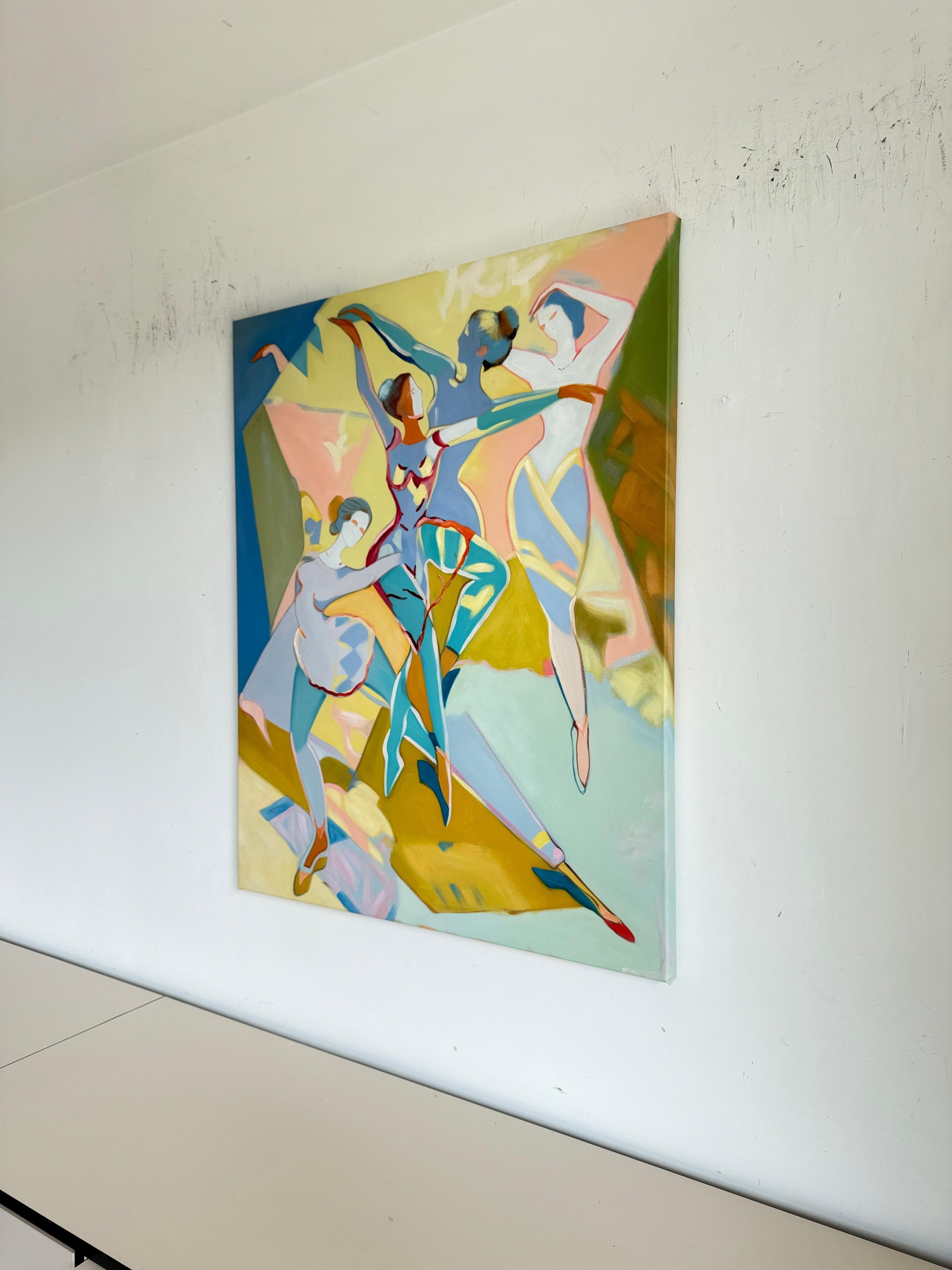 Danzas del corazón de B.Schaumann Bailarinas contemporáneas Pintura en venta 6