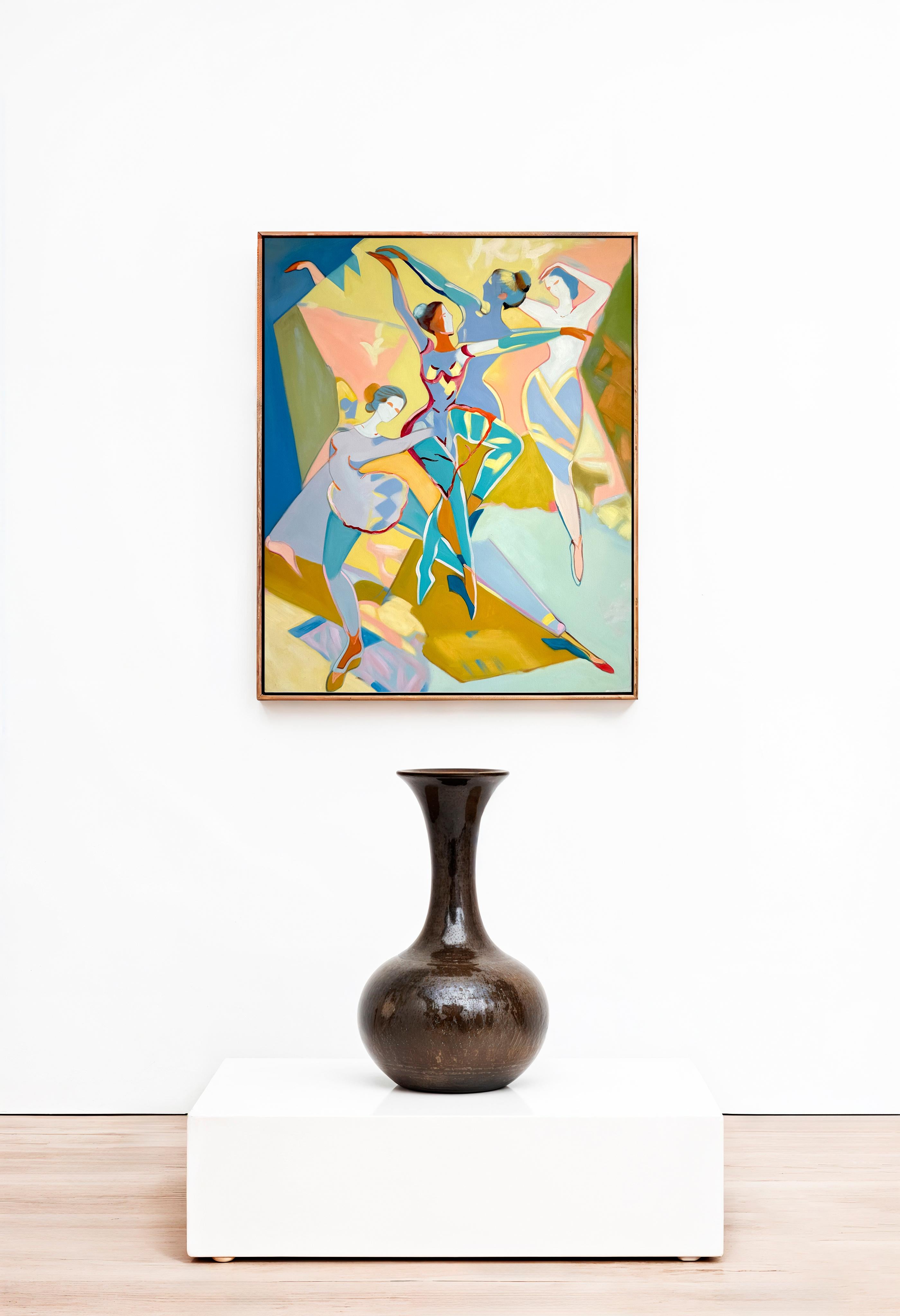 Danzas del corazón de B.Schaumann Bailarinas contemporáneas Pintura en venta 3