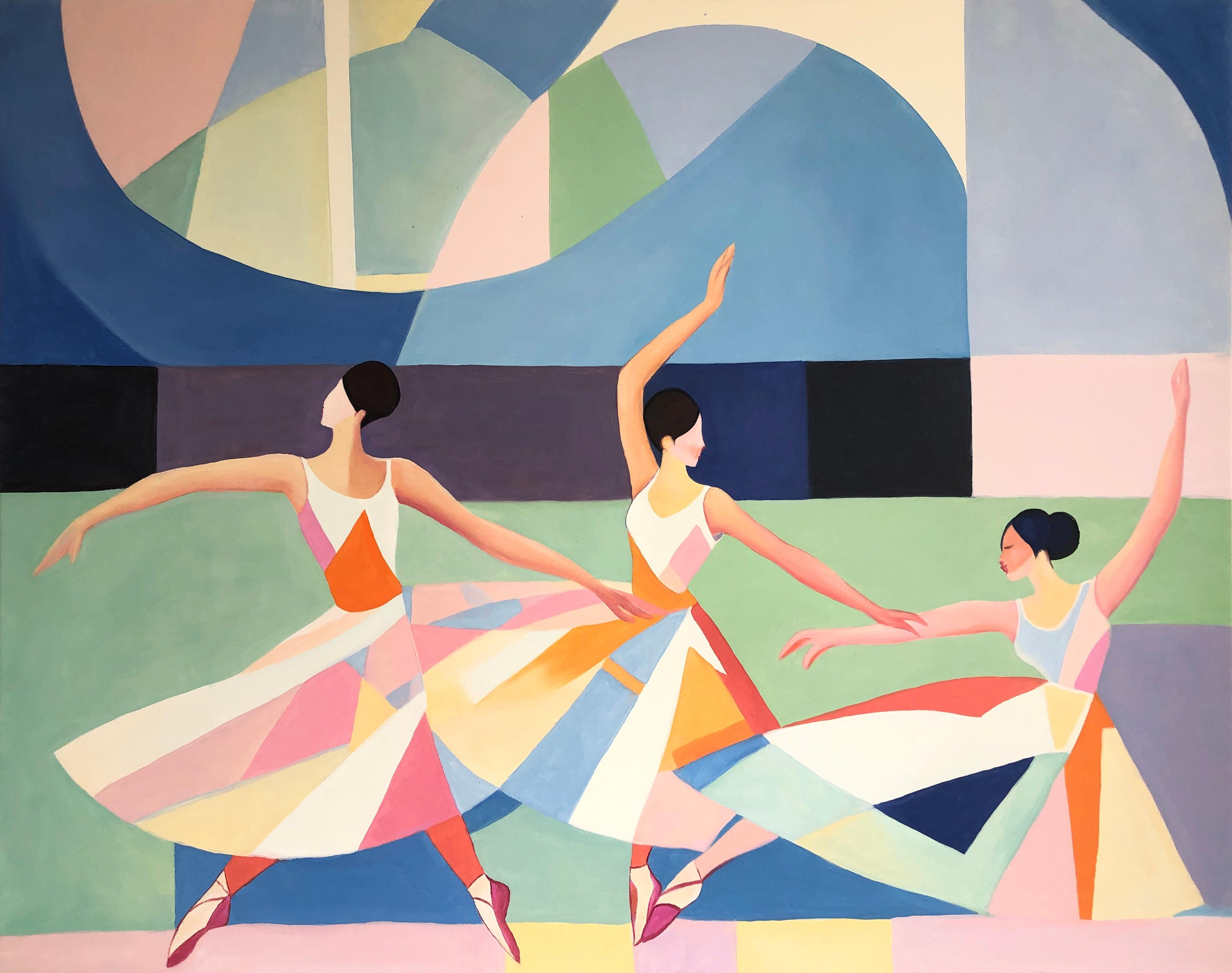 Barber Schaumann è un'artista contemporanea nota per le sue vibranti interpretazioni astratte delle forme femminili. Le sue opere combinano colori vivaci con forme geometriche moderne, mescolando elementi di cubismo e astrazione. Le opere di