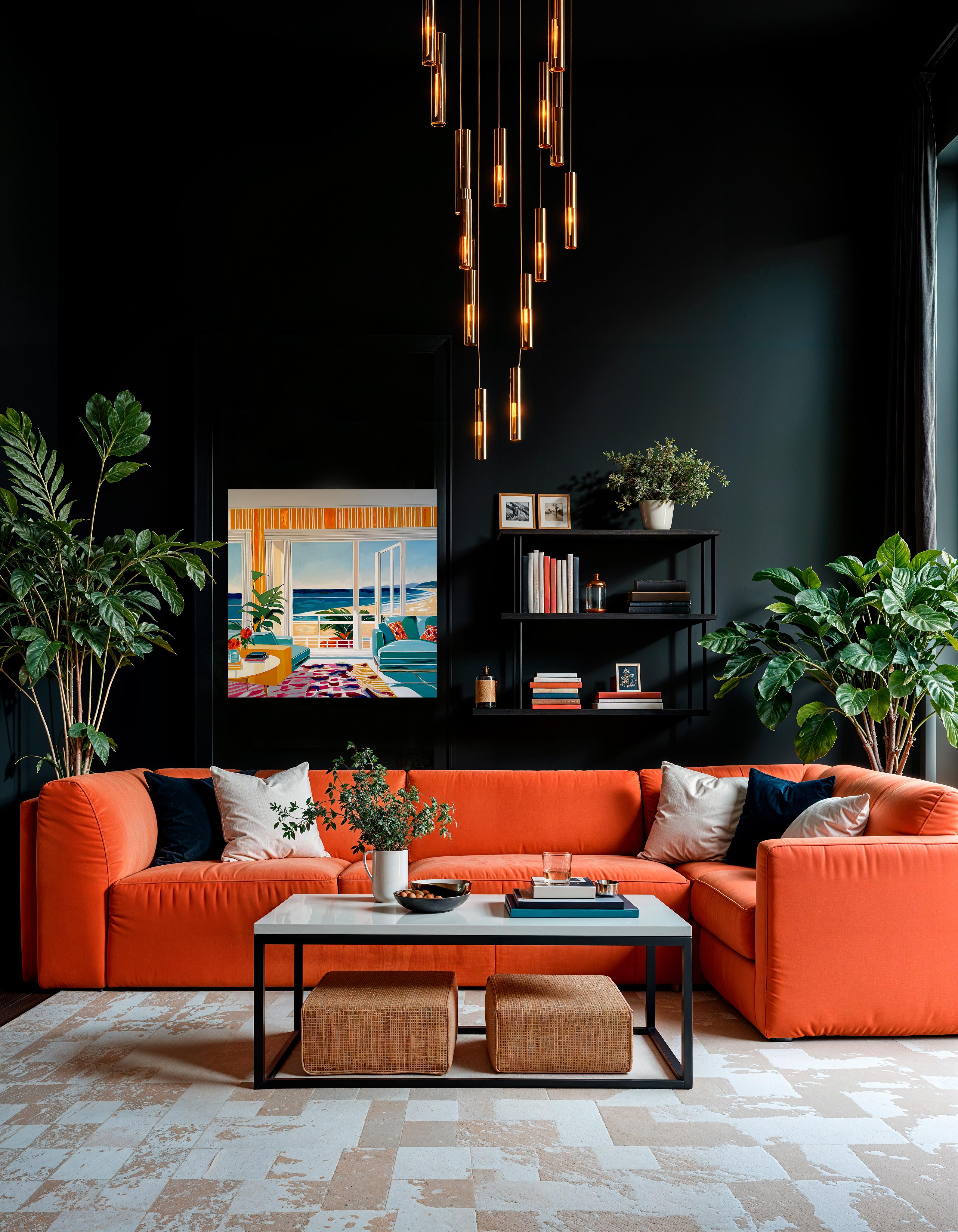 Träume von der Küste - B.Schaumann Zeitgenössische Architekturmalerei (Braun), Abstract Painting, von Barbara Schaumann