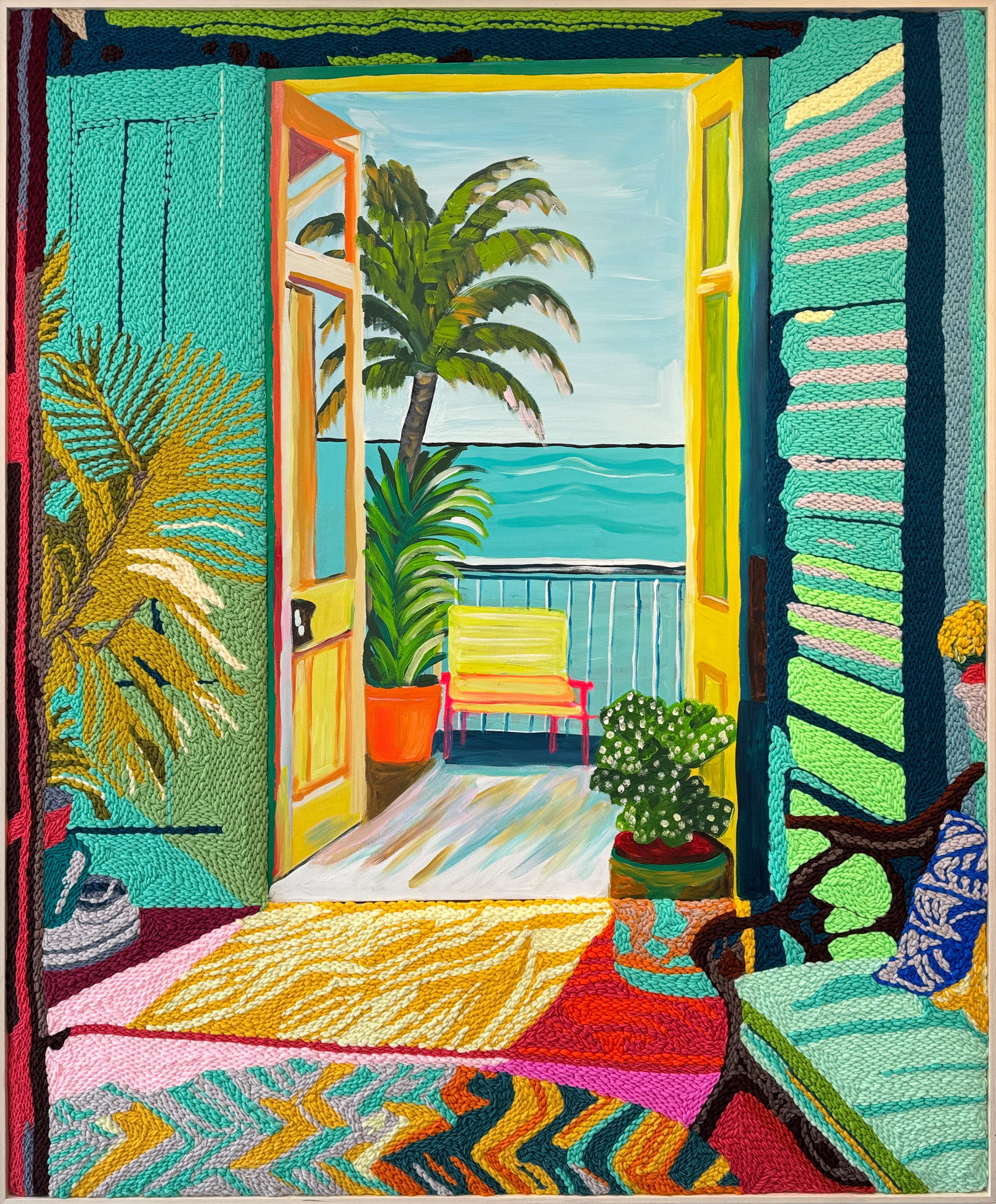 Sogni nella brezza dell'oceano - B.Schaumann Pittura d'interni contemporanea