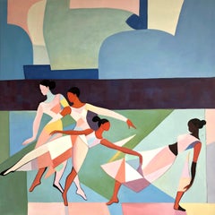 Each Step Woven Into the Other - B.Schaumann - Contemporary Dancers Painting