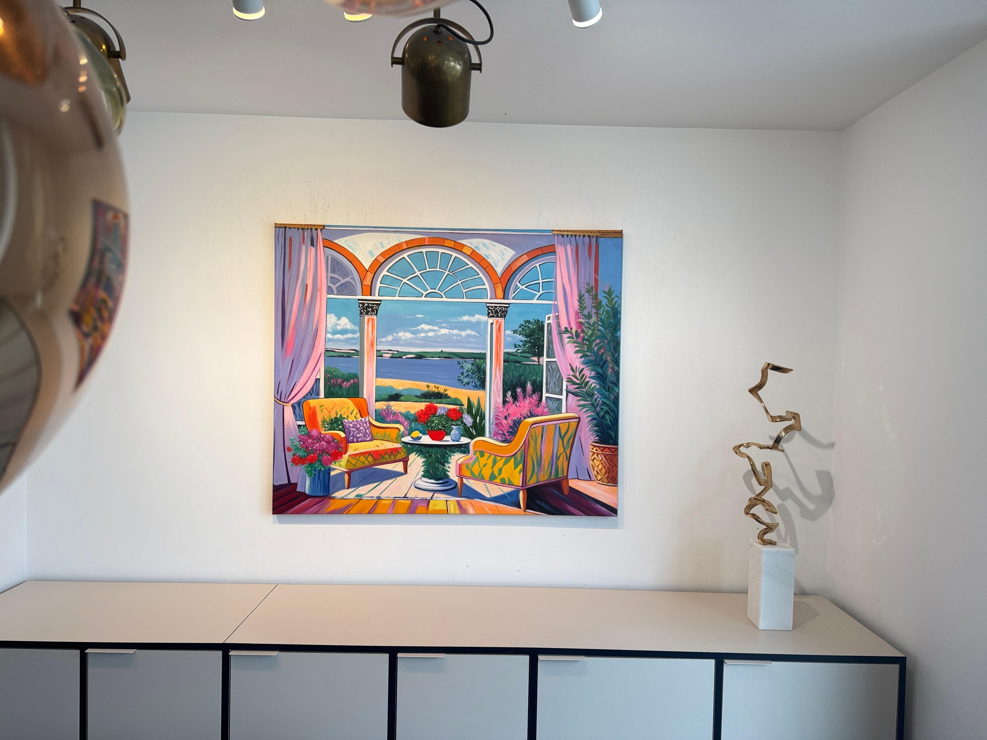 Barber Schaumann ist eine zeitgenössische Künstlerin, die für ihre lebendigen, abstrakten Interpretationen der weiblichen Form bekannt ist. In ihren Werken kombiniert sie kräftige Farben mit modernen, geometrischen Formen und vermischt Elemente des