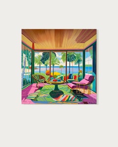 Far shores familiar sky - B.Schaumann Contemporary interior Painting