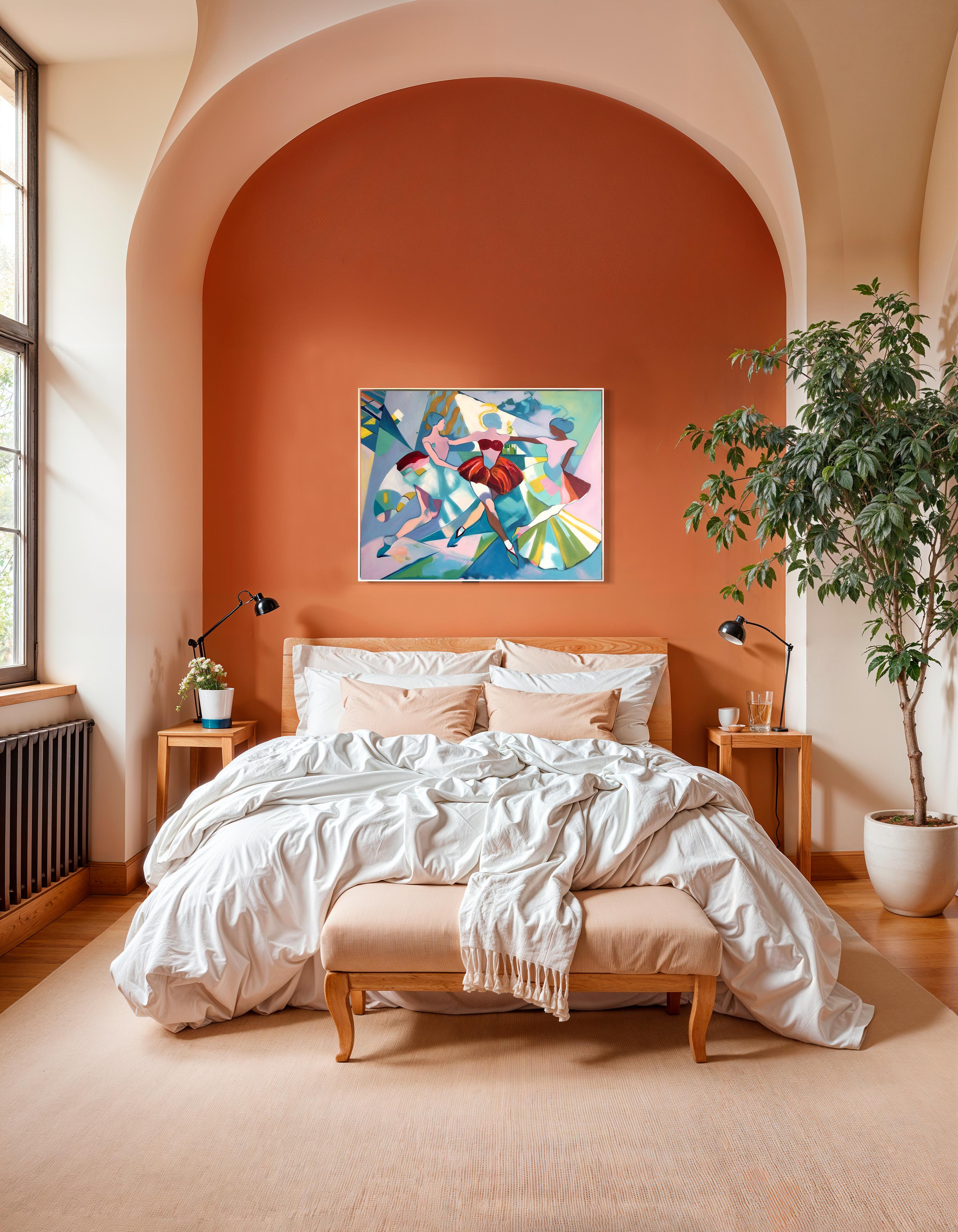 Barber Schaumann is a contemporary artist known for her vibrant, abstract interpretations of the female form. Her work combines bold colors with modern, geometric shapes, blending elements of cubism and abstraction. Schaumann's pieces celebrate the