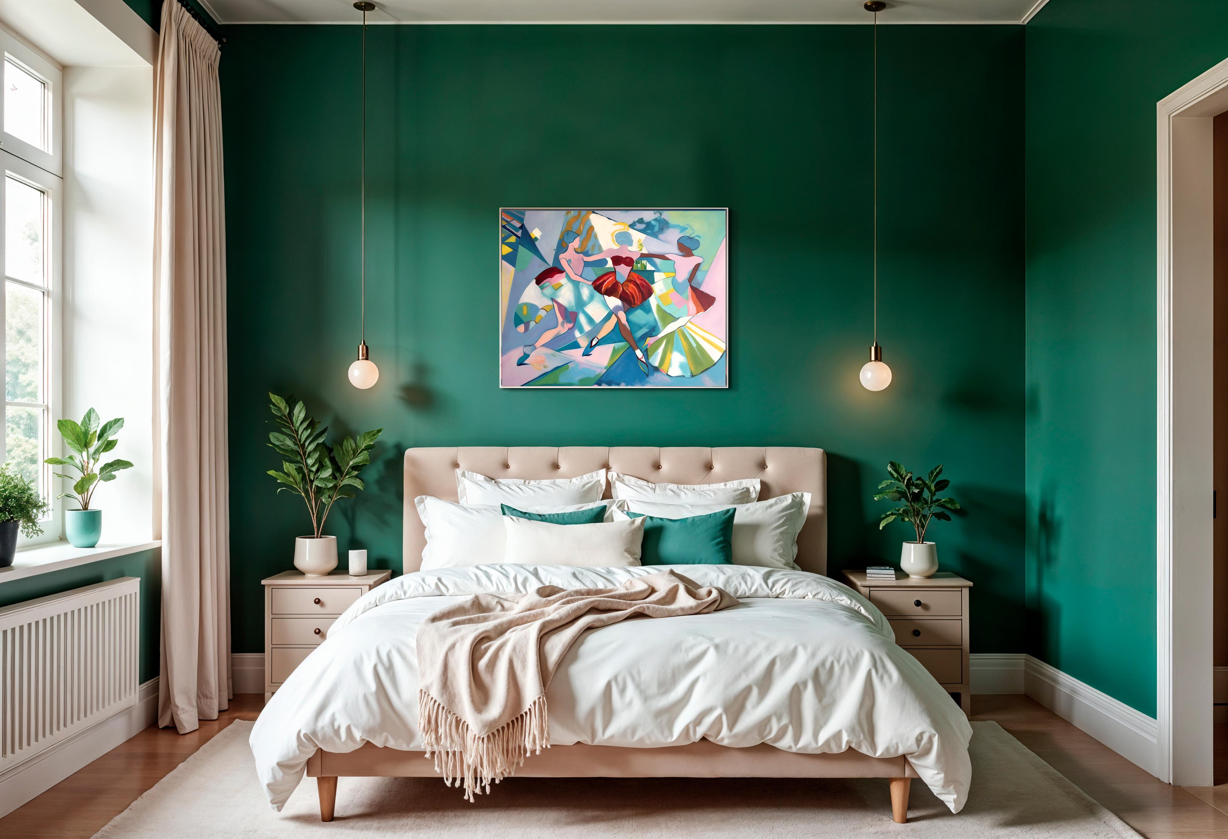 Hold Me Through the Music - B.Schaumann - Contemporary Dancers Painting For Sale 6