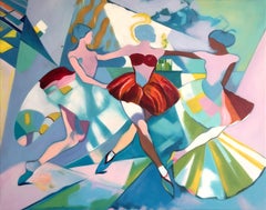 Hold Me Through the Music - B.Schaumann - Contemporary Dancers Painting