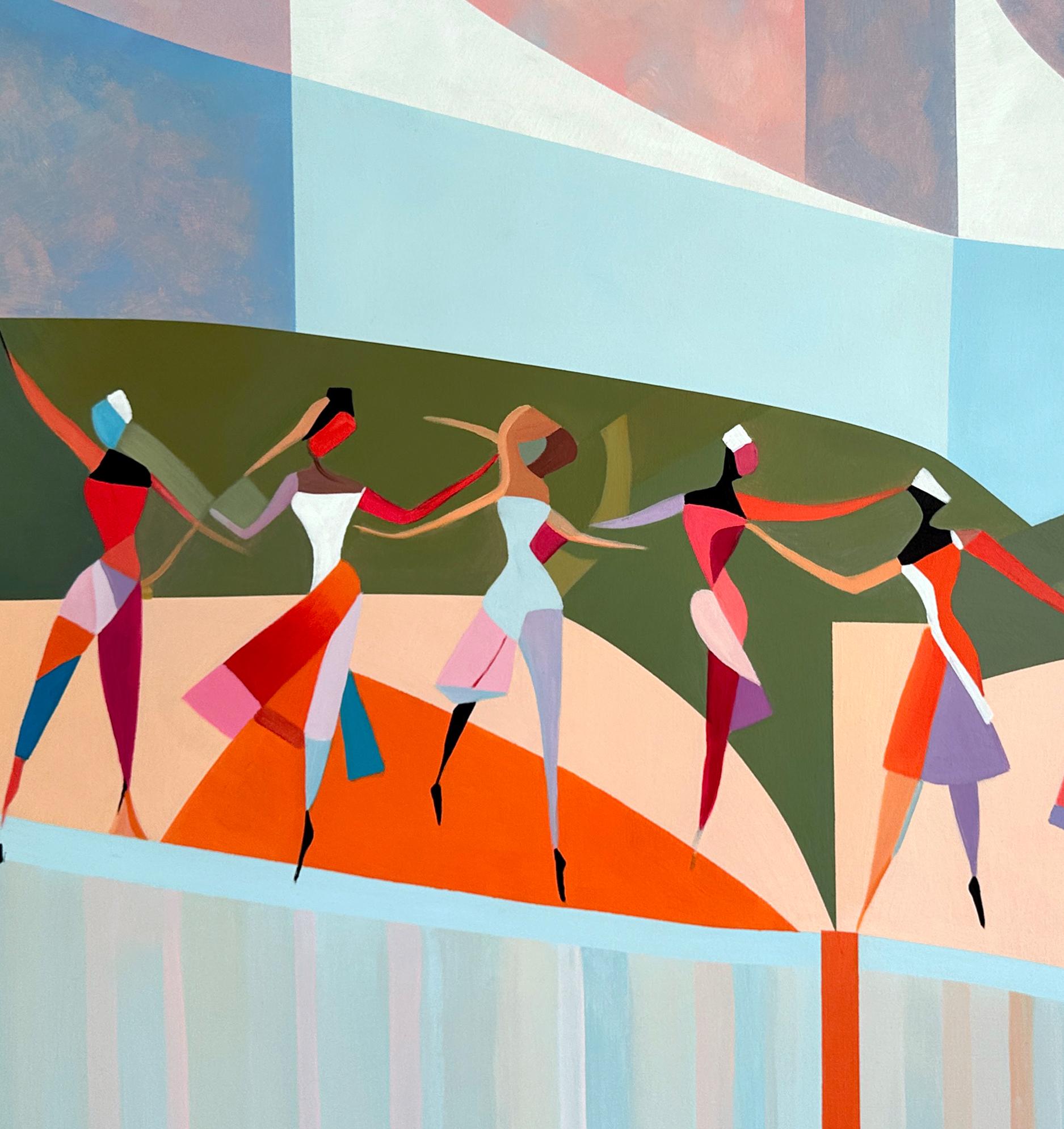 In compagnia della danza B. Schaumann - Danzatori astratti contemporanei Pittura 1