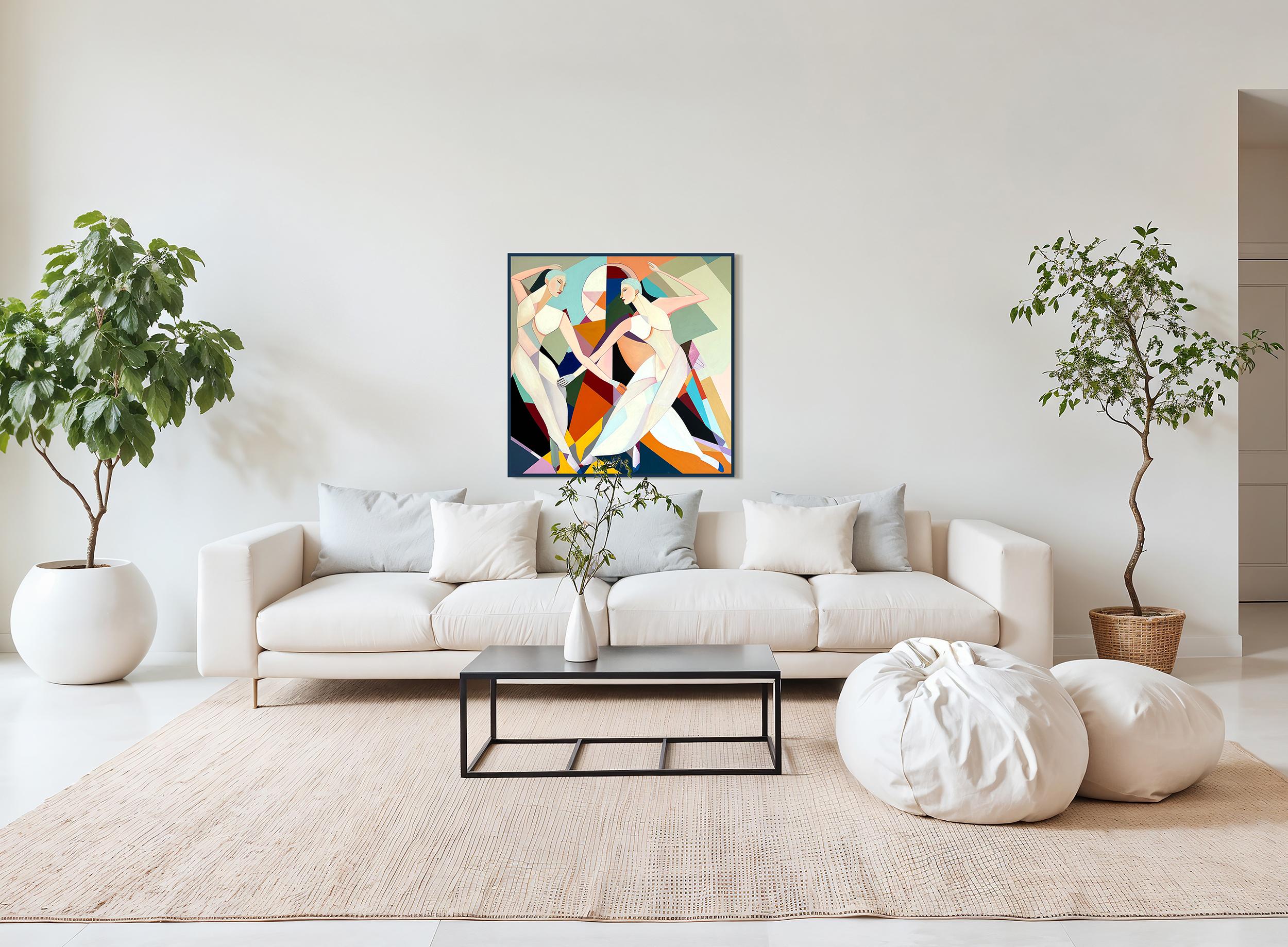Intrecciati nel ritmo Barbara Schaumann - Danzatori astratti contemporanei - Pittura 10