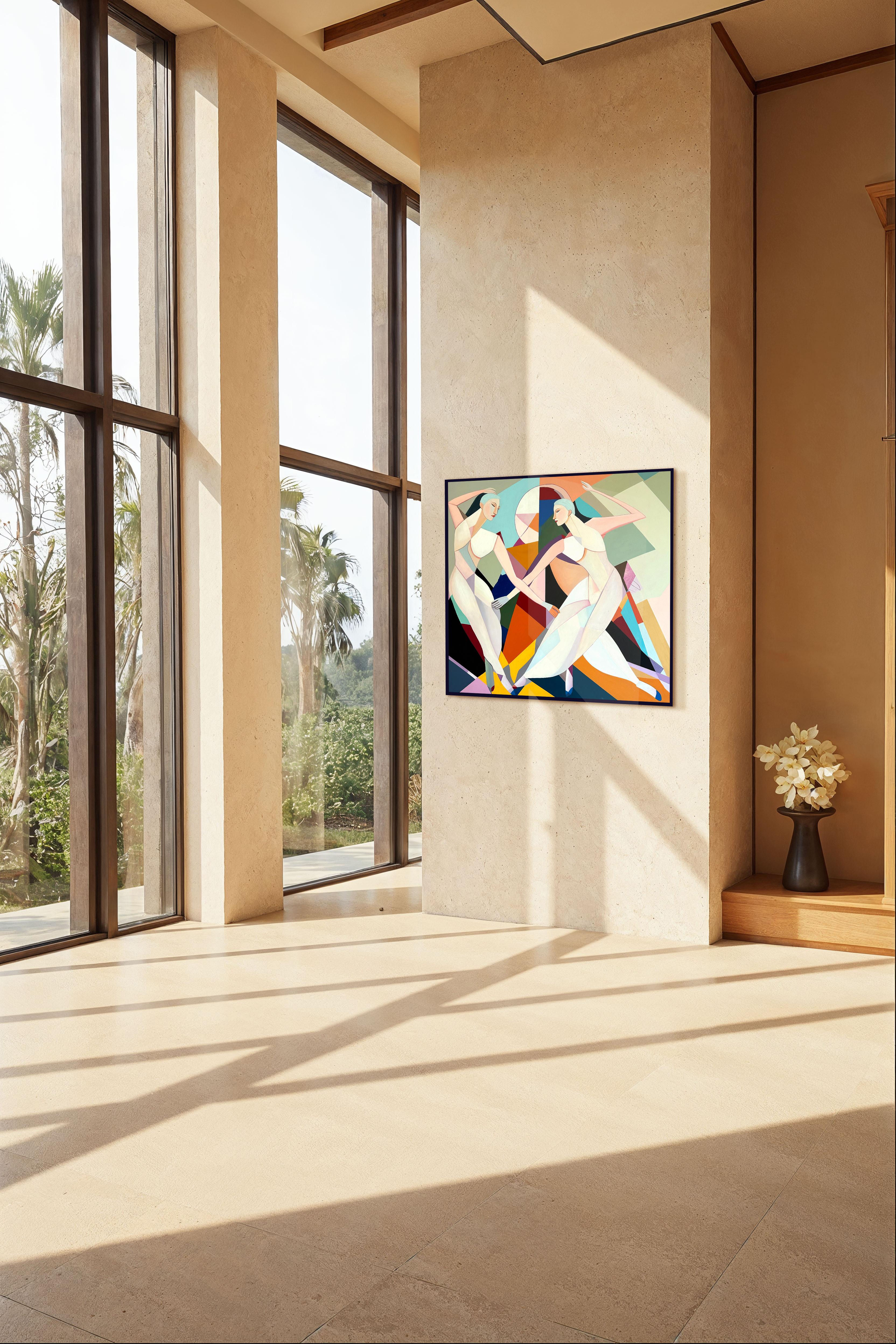 Intrecciati nel ritmo Barbara Schaumann - Danzatori astratti contemporanei - Pittura 2