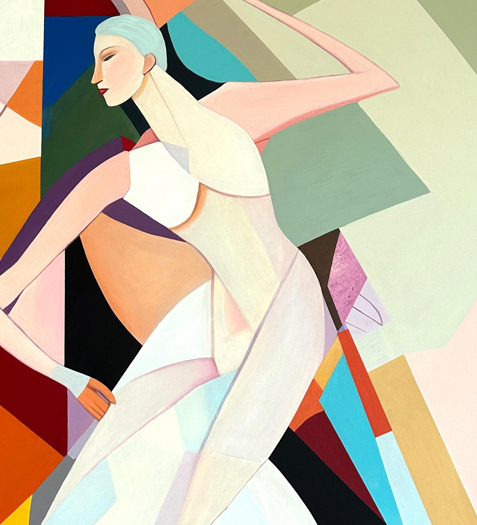 Intrecciati nel ritmo Barbara Schaumann - Danzatori astratti contemporanei - Pittura 3