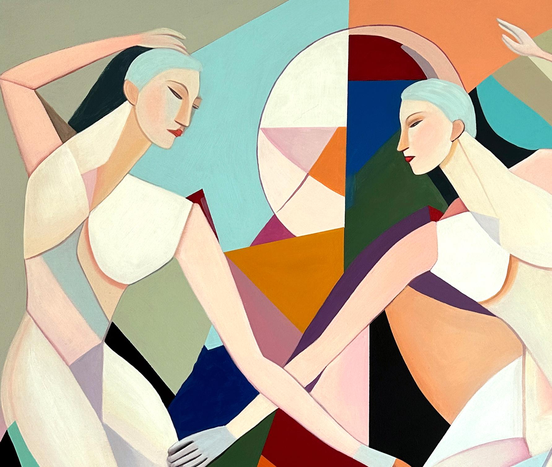 Intrecciati nel ritmo Barbara Schaumann - Danzatori astratti contemporanei - Pittura 6