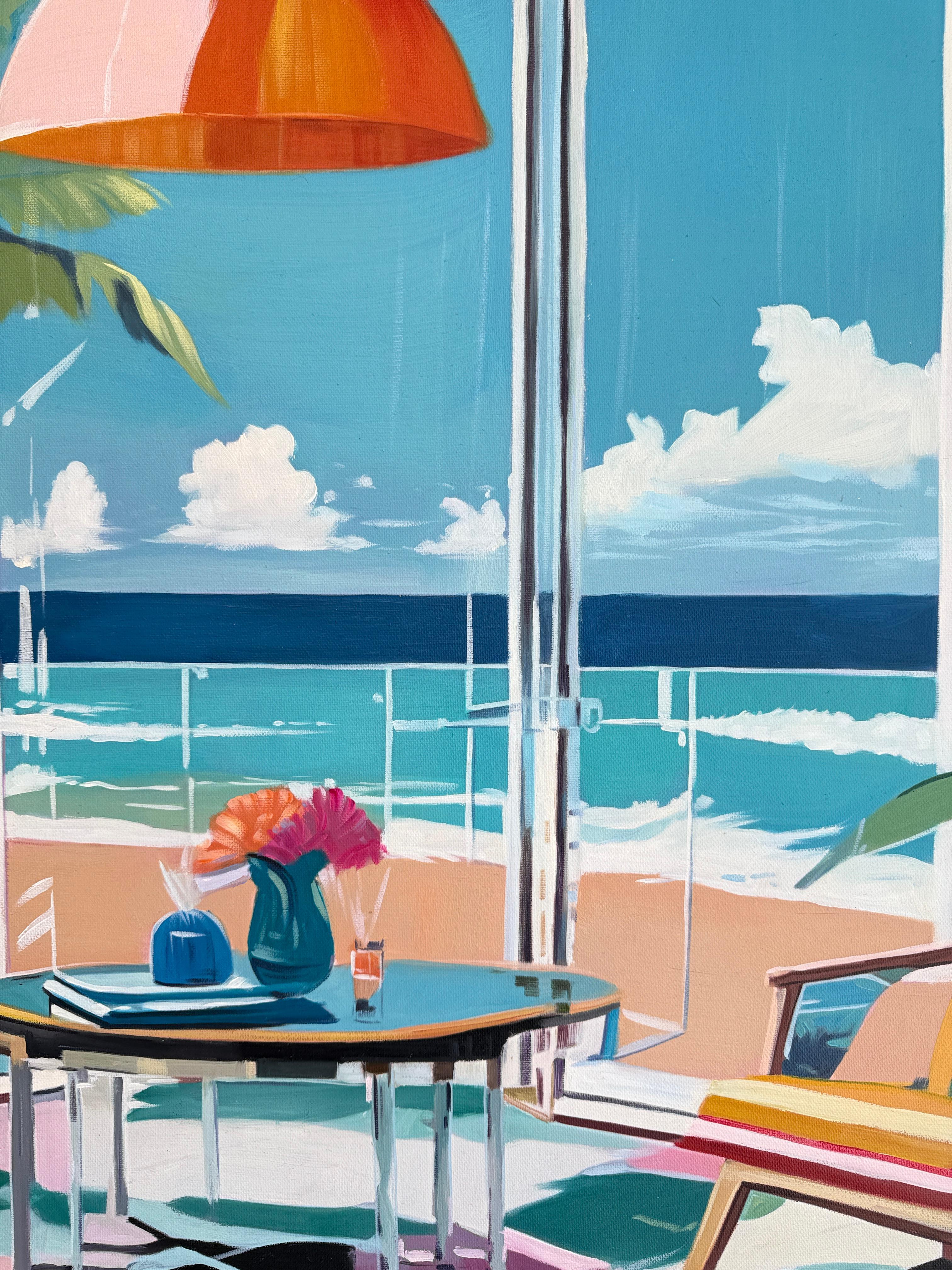 Moments with You Carried by the Ocean B.Schaumann- Zeitgenössische Urlaubsmalerei im Angebot 7