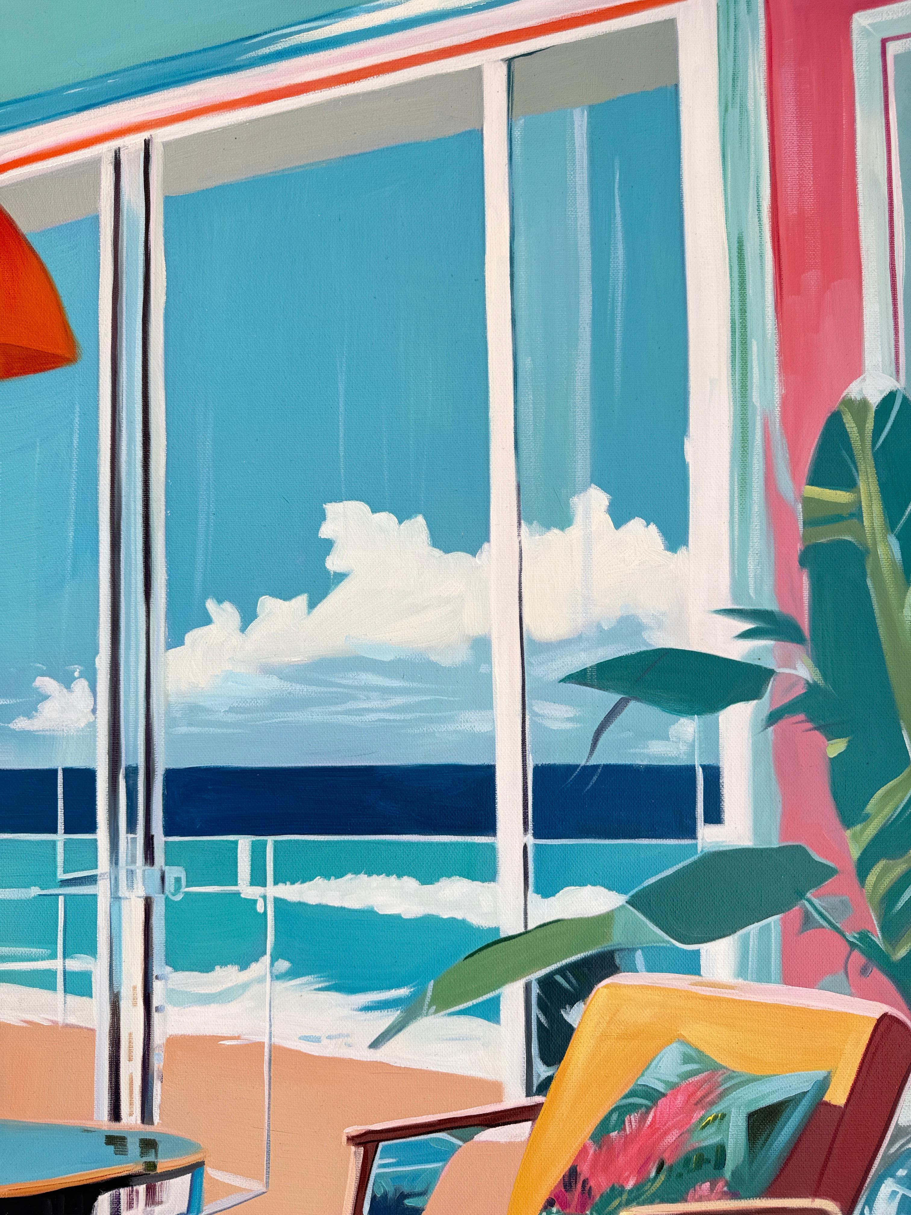 Moments with You Carried by the Ocean B.Schaumann- Zeitgenössische Urlaubsmalerei im Angebot 3