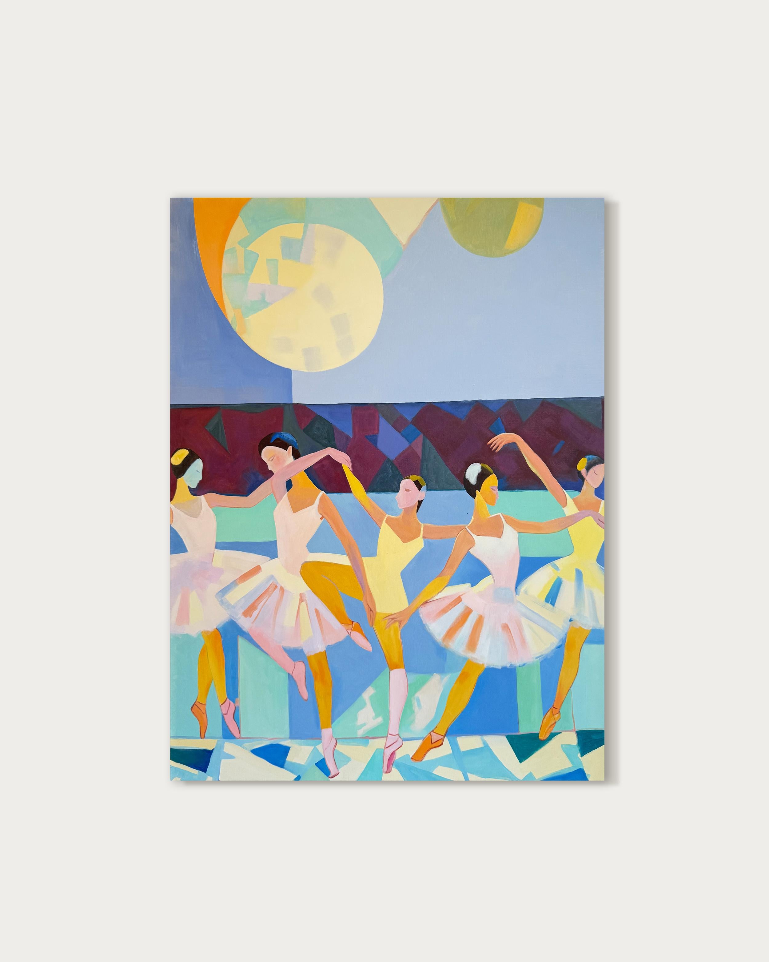 Musik in meiner Seele - B.Schaumann - Zeitgenössische Tänzer Malerei – Painting von Barbara Schaumann