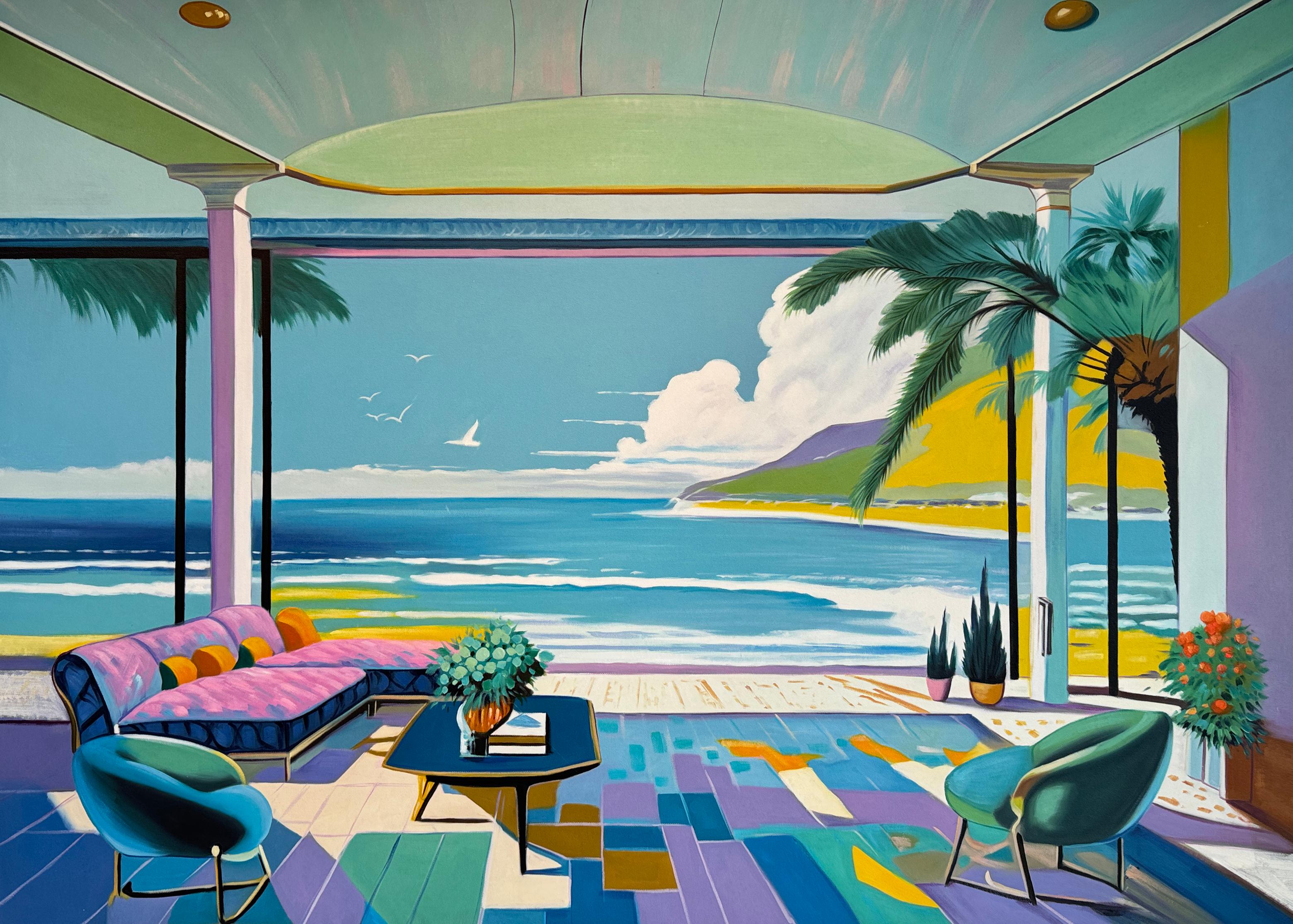Salt between two hearts - B.Schaumann Contemporary architectural Painting