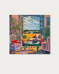 Sunlit and almost home- B.Schaumann Contemporary interior architectural Painting