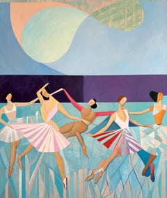 Sinfonia del Movimento Barbara Schaumann - Danzatori astratti contemporanei Pittura