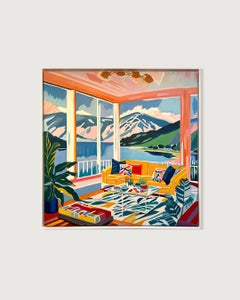 Die Berge, in denen wir träumen -  B.Schaumann Zeitgenössische Architekturmalerei