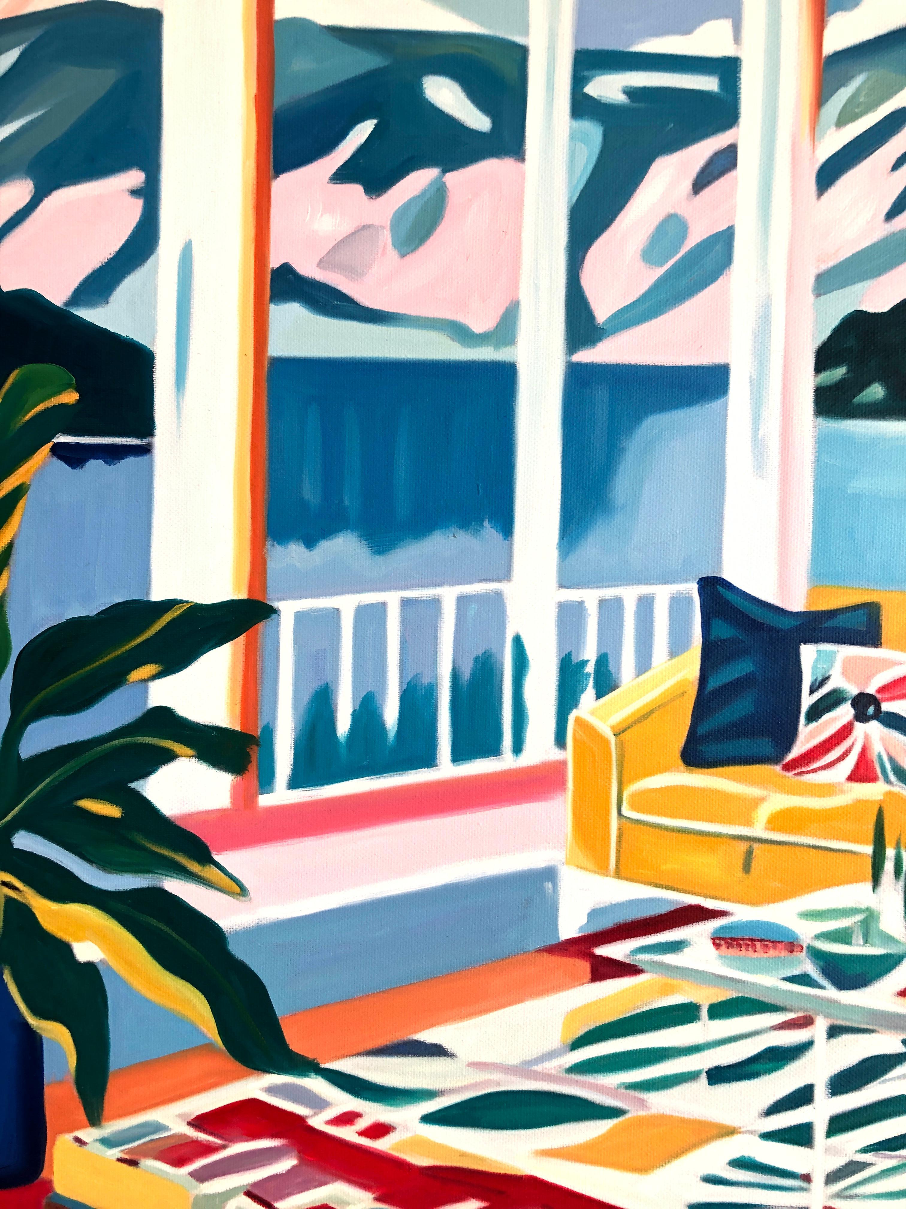 The Mountains We Dream In - B.Schaumann - Contemporary mountain Painting For Sale 10