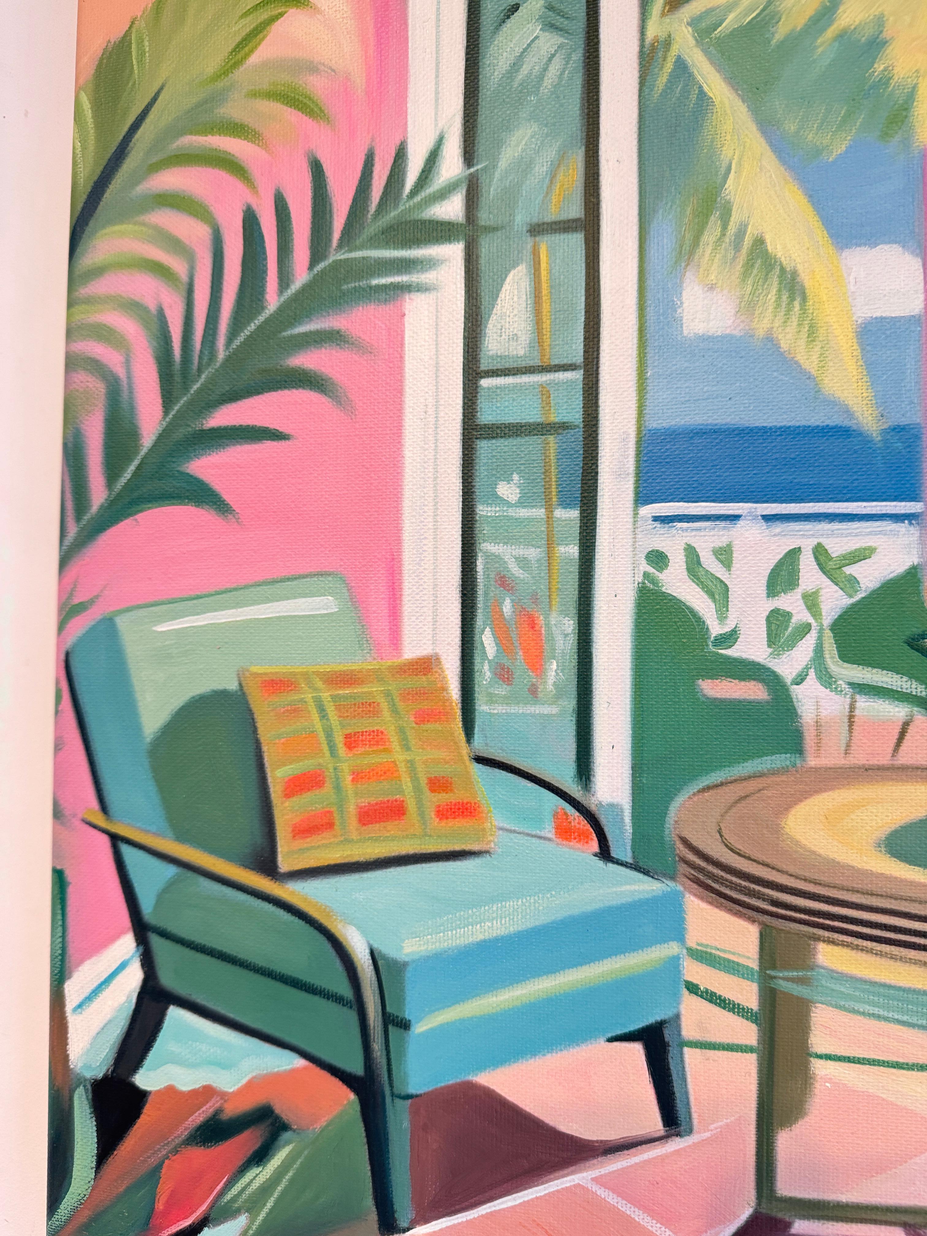 The Rhythm of Slow Days  B.Schaumann Contemporary architectural Painting im Angebot 7