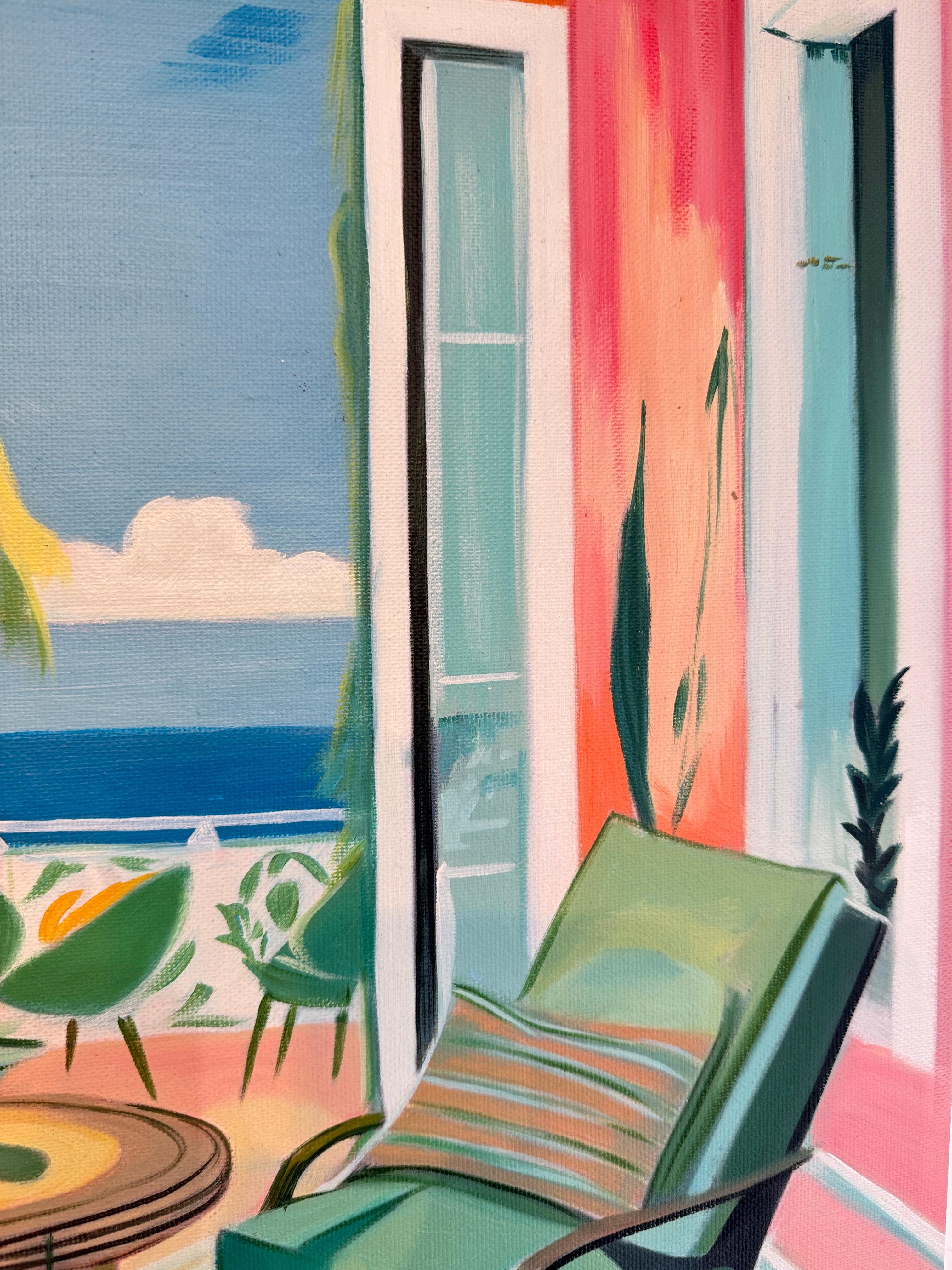 The Rhythm of Slow Days  B.Schaumann Contemporary architectural Painting im Angebot 8