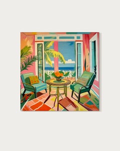 El ritmo de los días lentos  B.Schaumann Pintura arquitectónica contemporánea