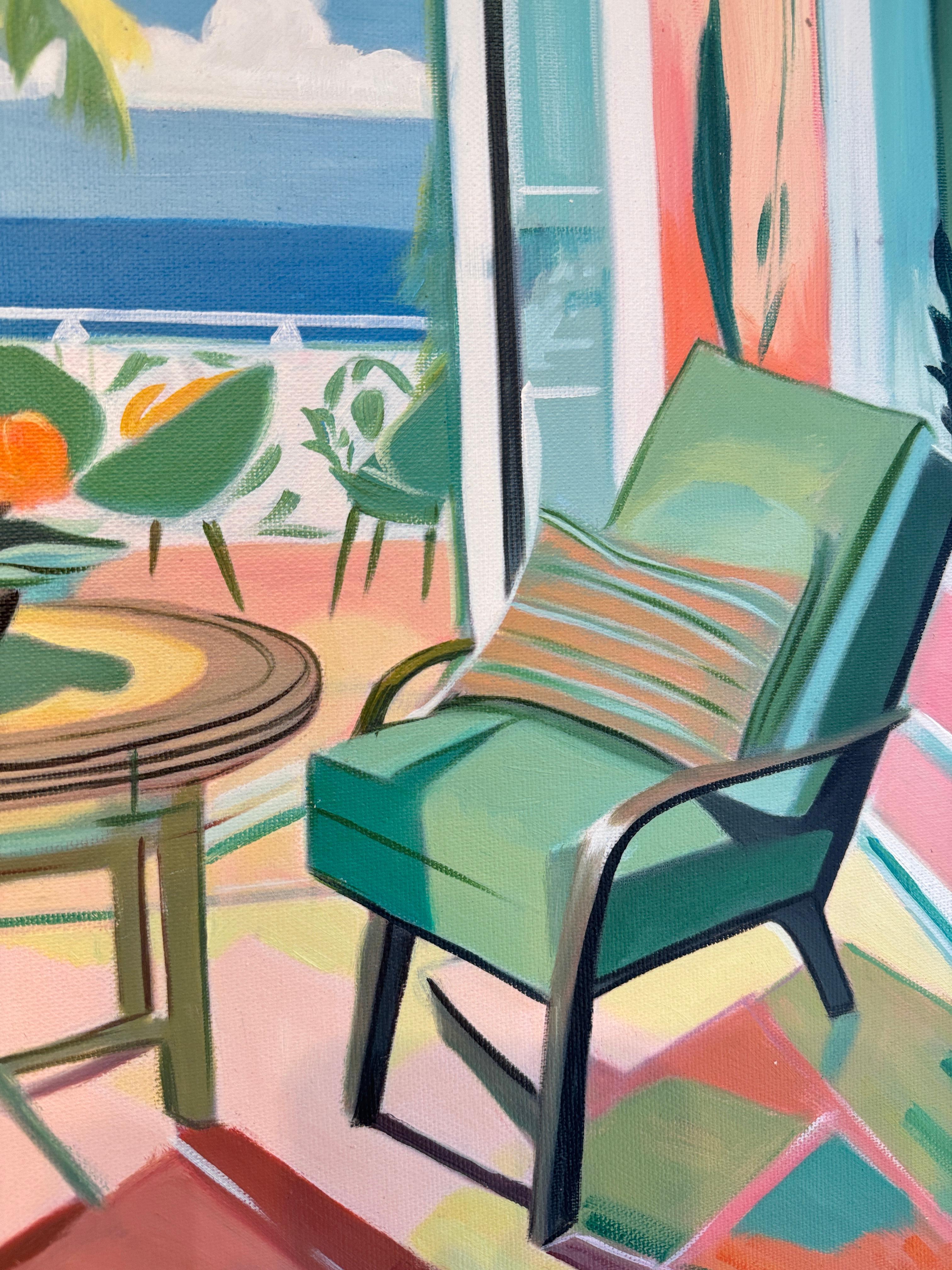 The Rhythm of Slow Days  B.Schaumann Contemporary architectural Painting im Angebot 2