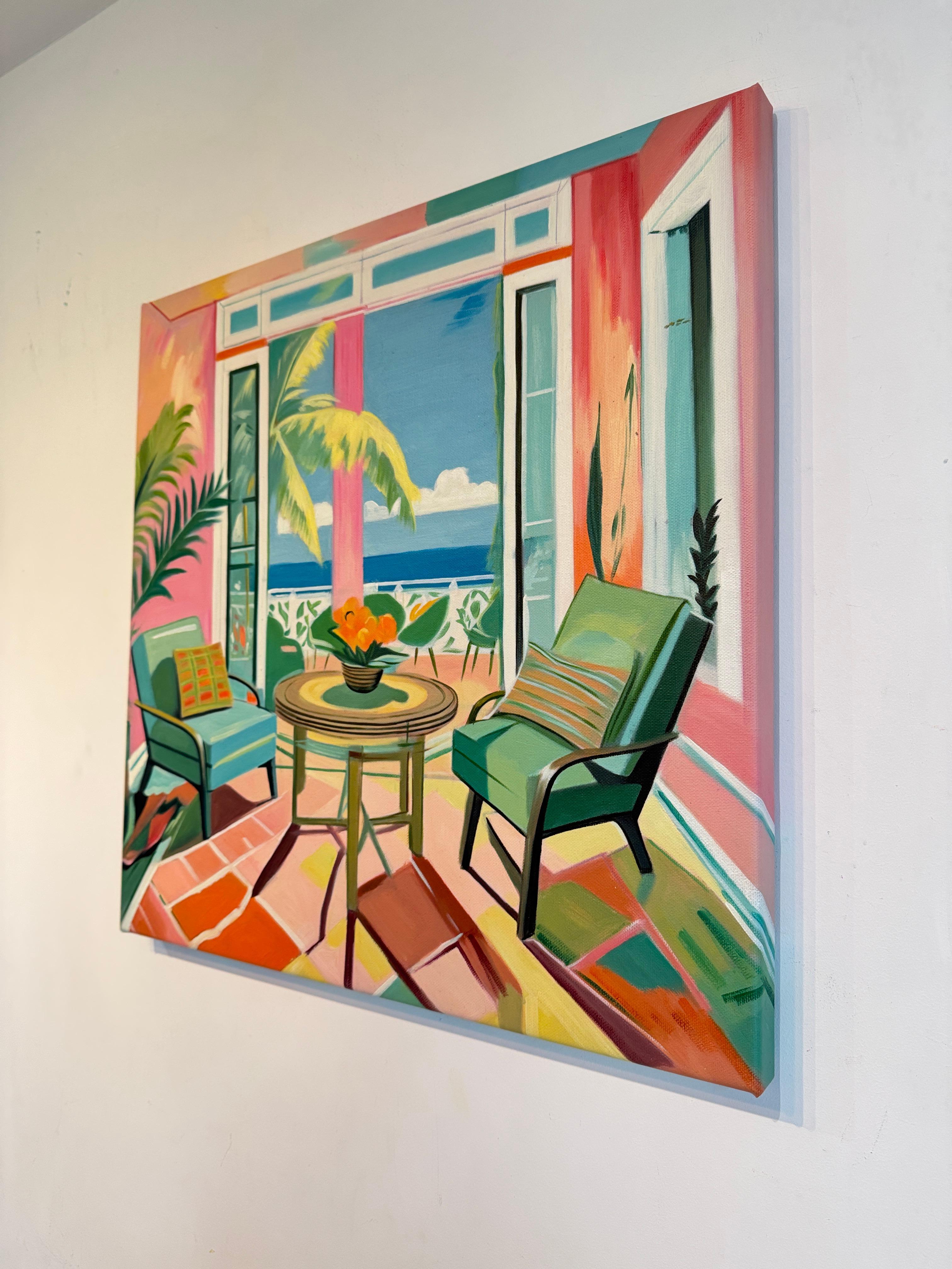 The Rhythm of Slow Days  B.Schaumann Contemporary architectural Painting im Angebot 5