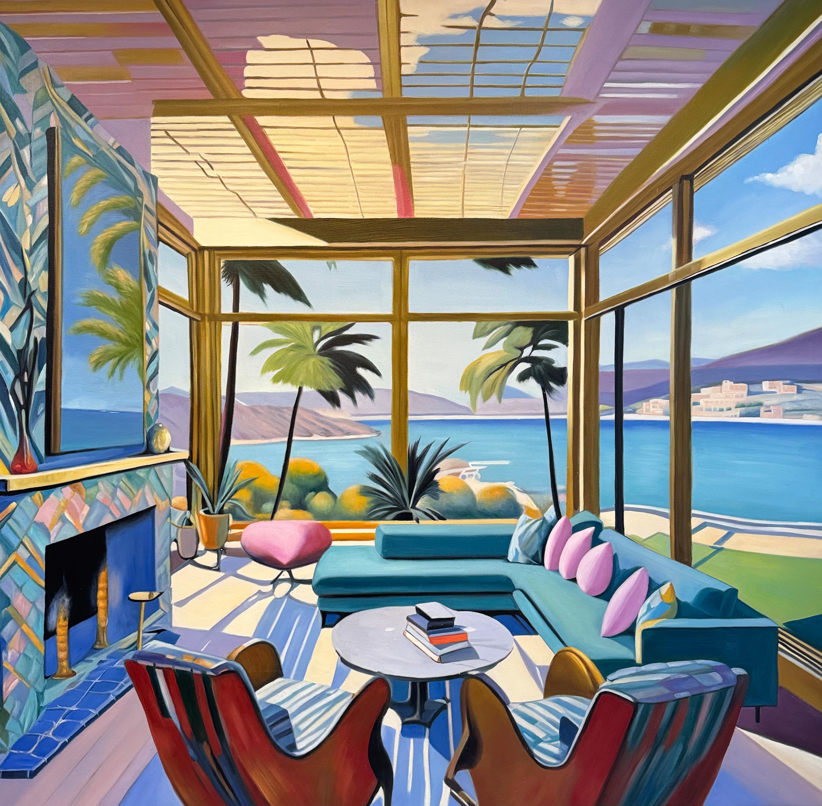 The rhythm of the sea and the sky - B.Schaumann Contemporary interior Painting
