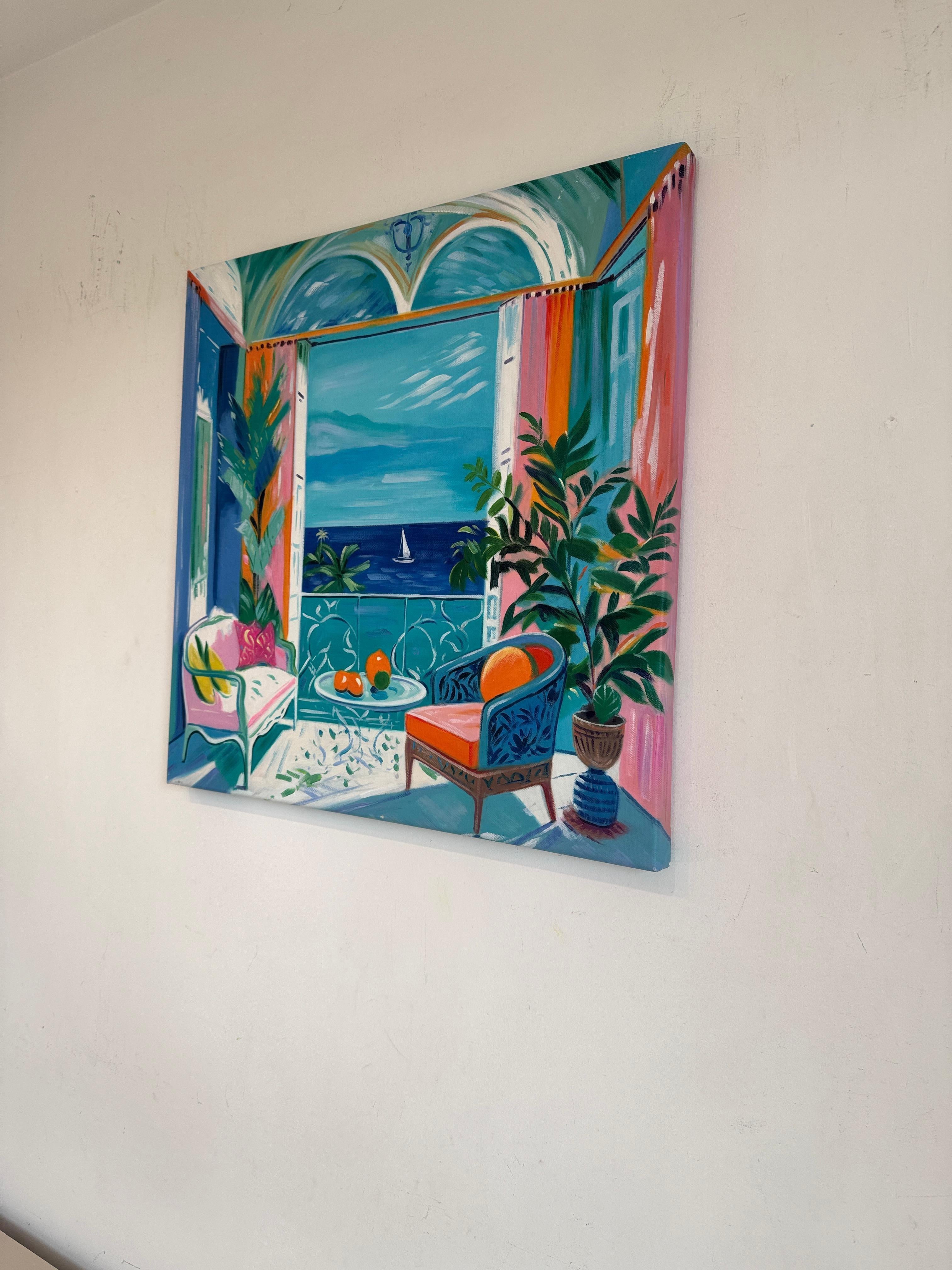 The shadow of our summer dance B.Schaumann Contemporary architectural Painting im Angebot 7