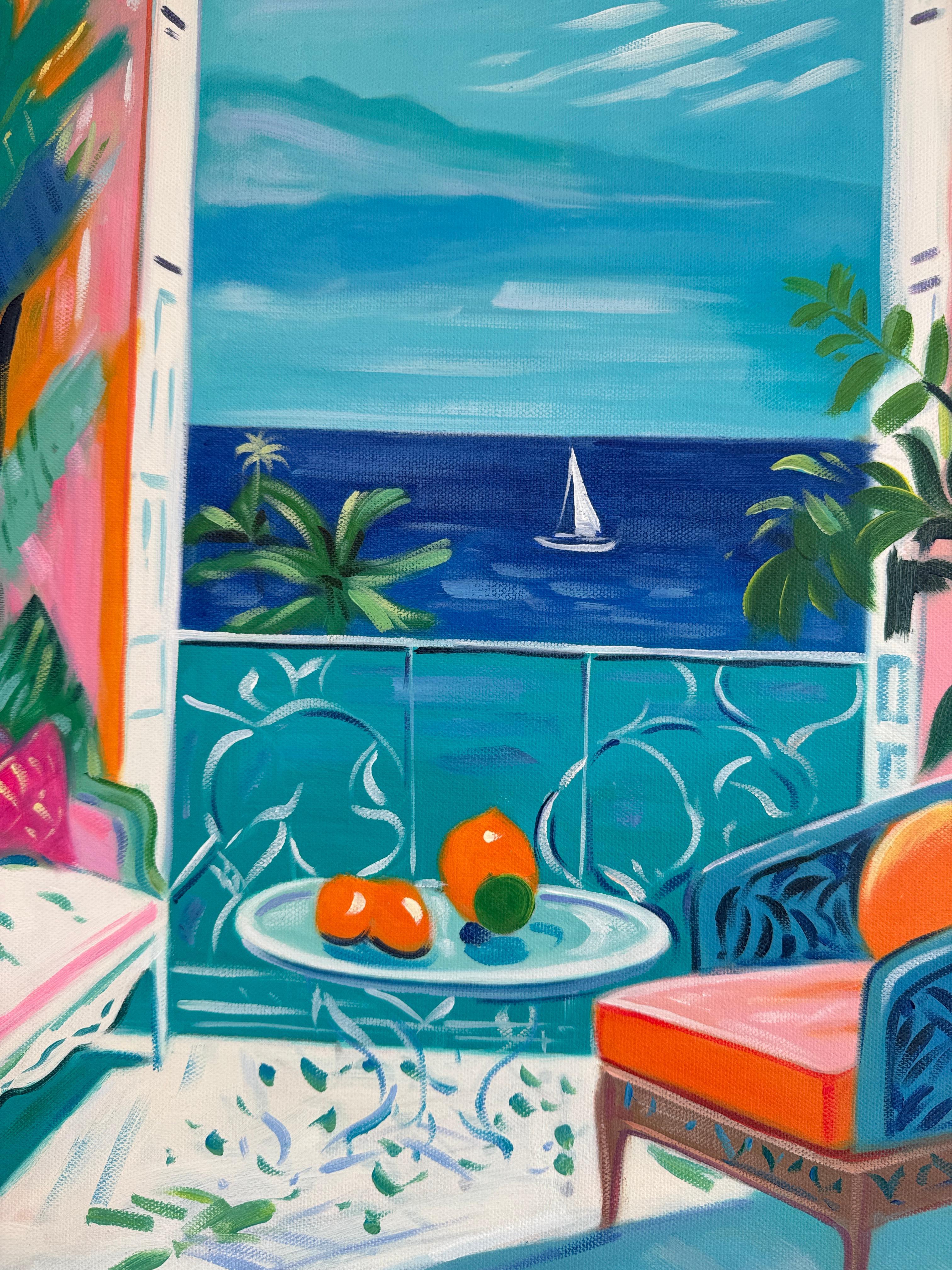 The shadow of our summer dance B.Schaumann Contemporary architectural Painting im Angebot 8