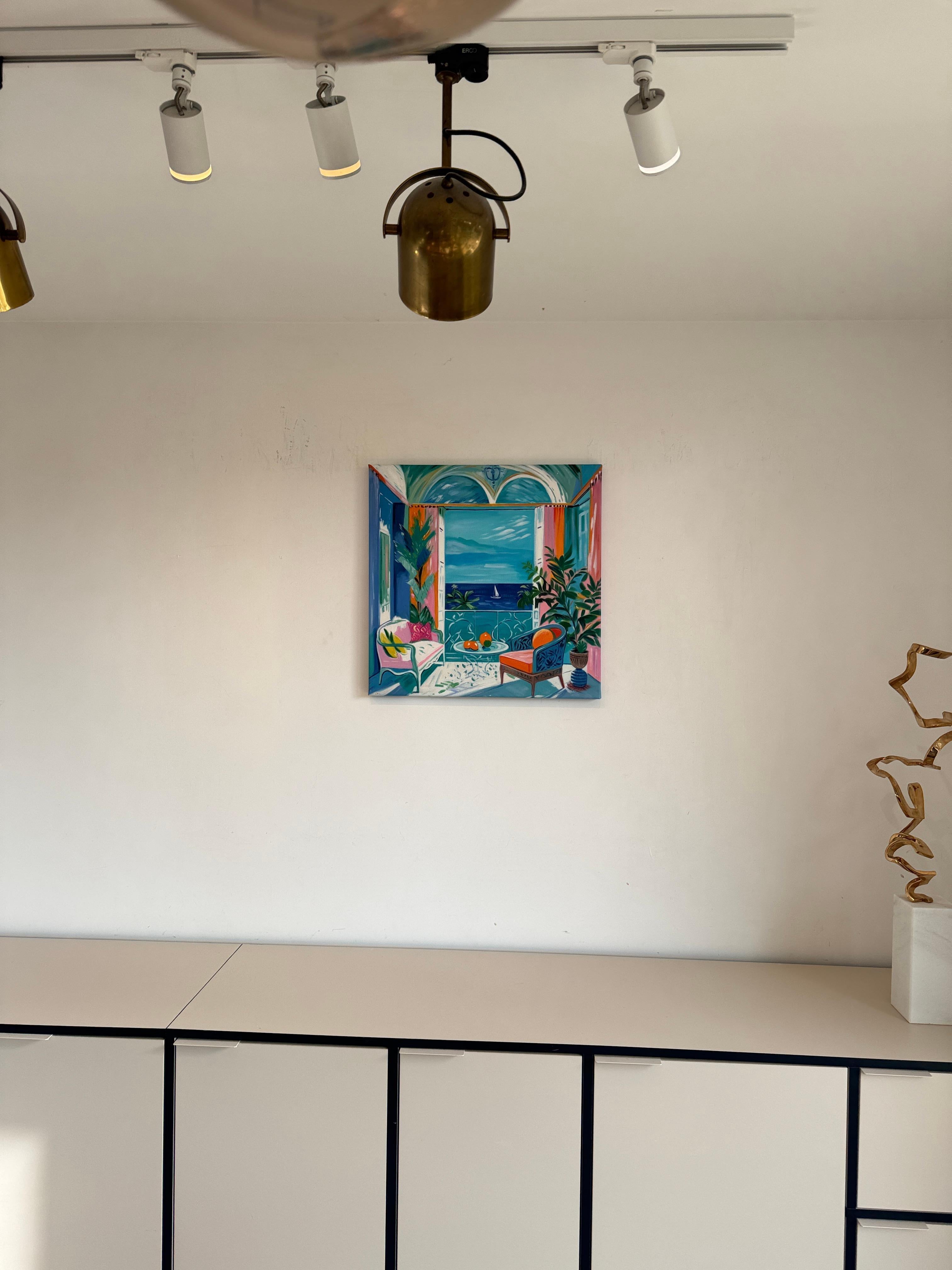 The shadow of our summer dance B.Schaumann Contemporary architectural Painting im Angebot 9