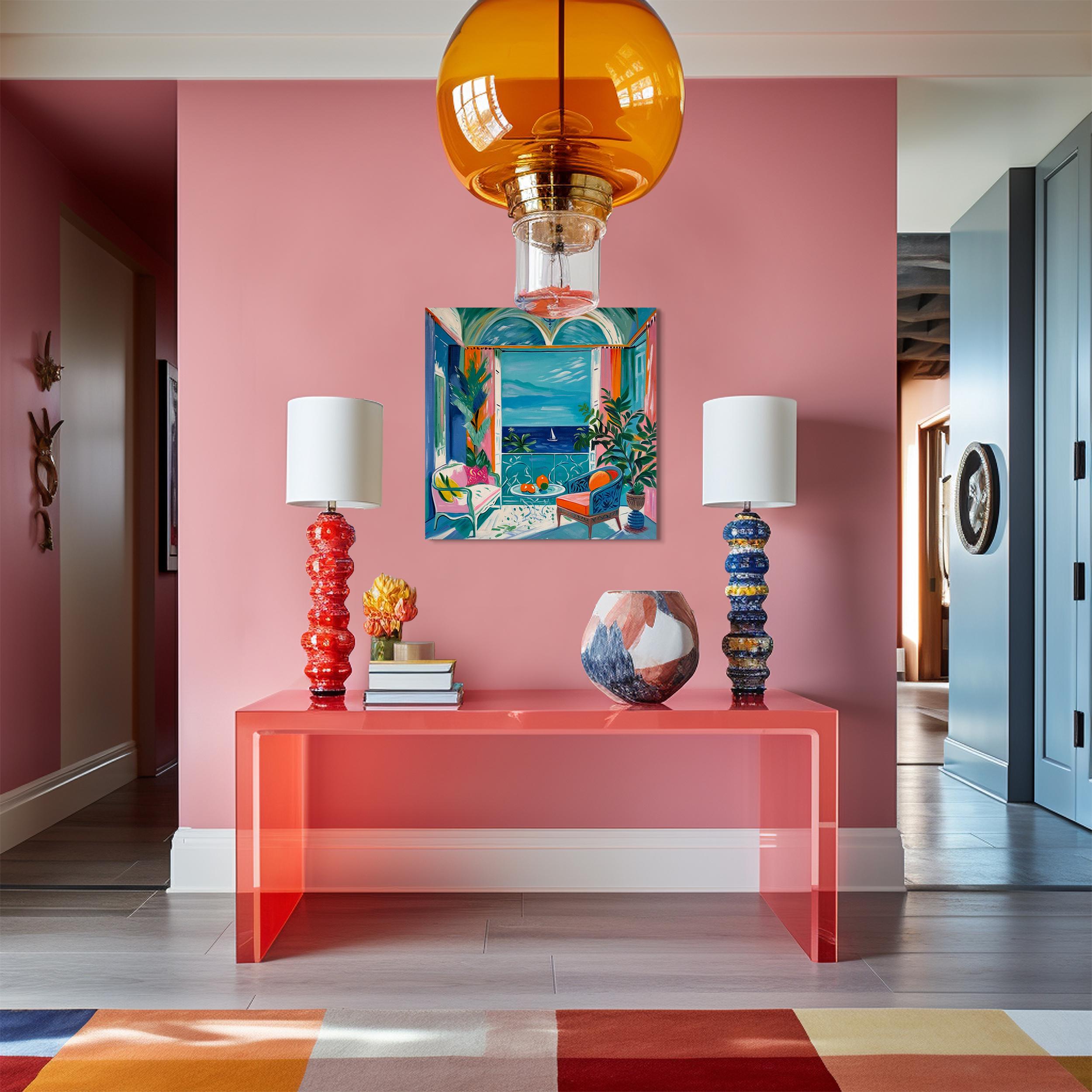 The shadow of our summer dance B.Schaumann Contemporary architectural Painting im Angebot 10