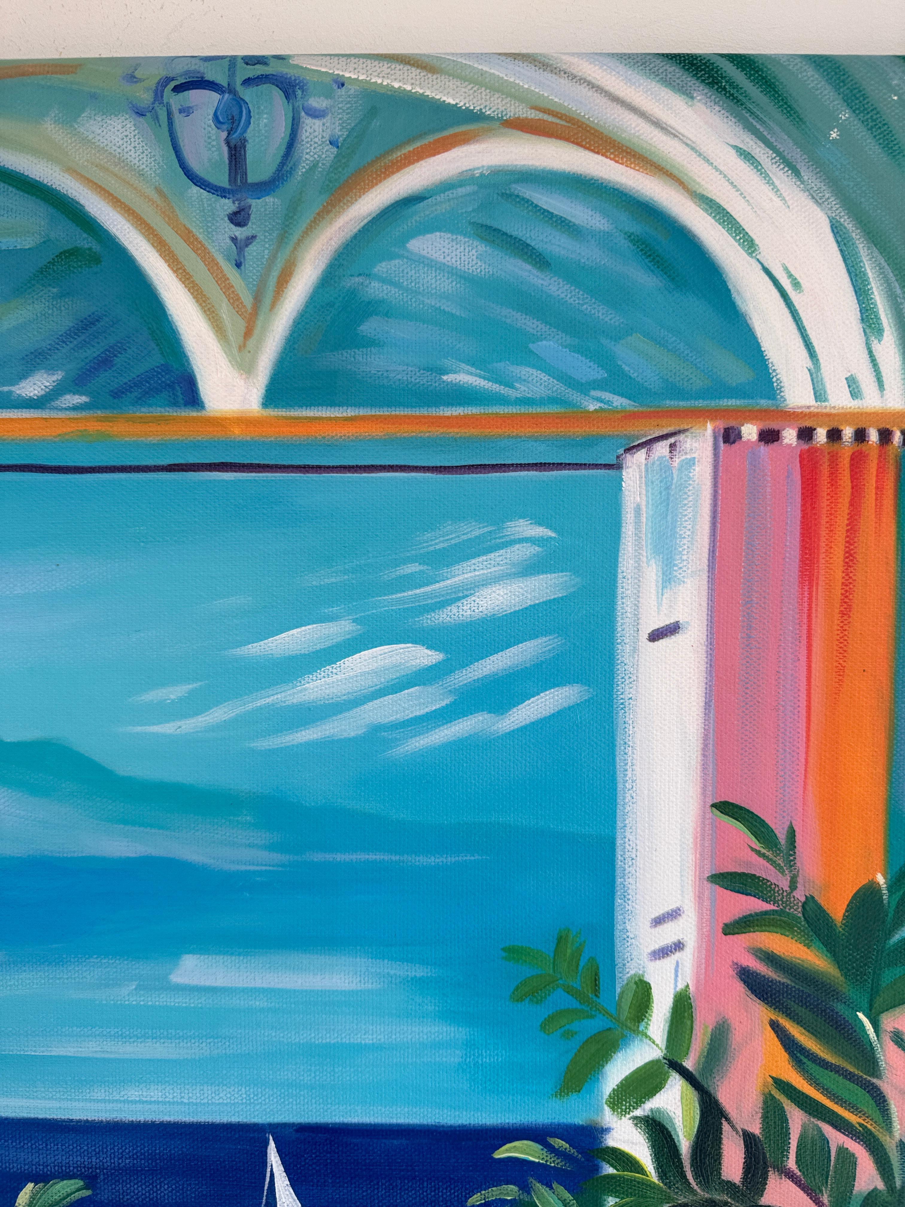 The shadow of our summer dance B.Schaumann Contemporary architectural Painting im Angebot 3