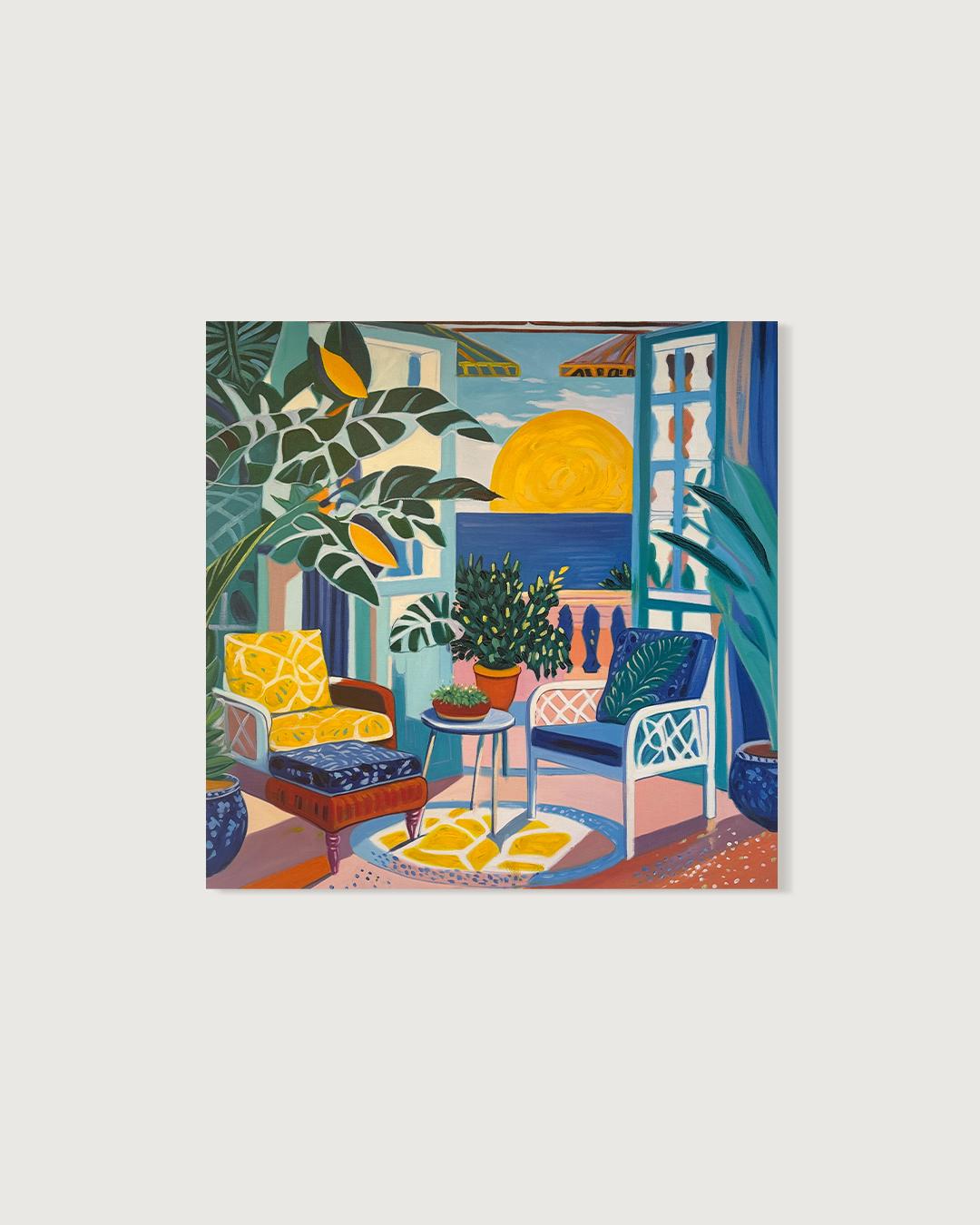 When the light began to move - B.Schaumann Contemporary architectural Painting - Gray Abstract Painting by Barbara Schaumann