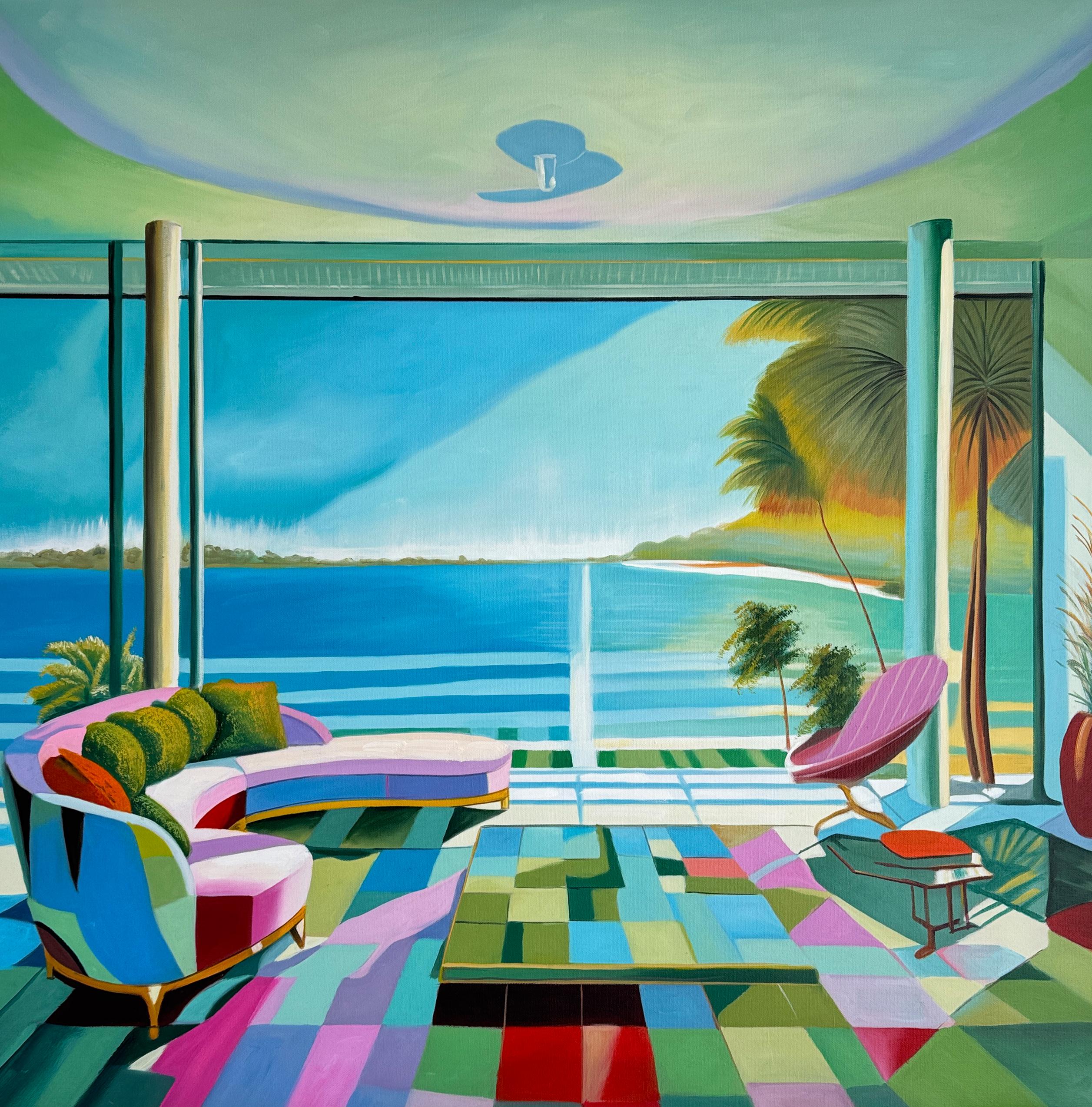 Where Dreams Meet the Sea - B.Schaumann Contemporary architectural Painting