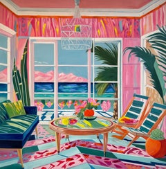 Where Mountains Meet the Sea - B.Schaumann Contemporary architectural Painting