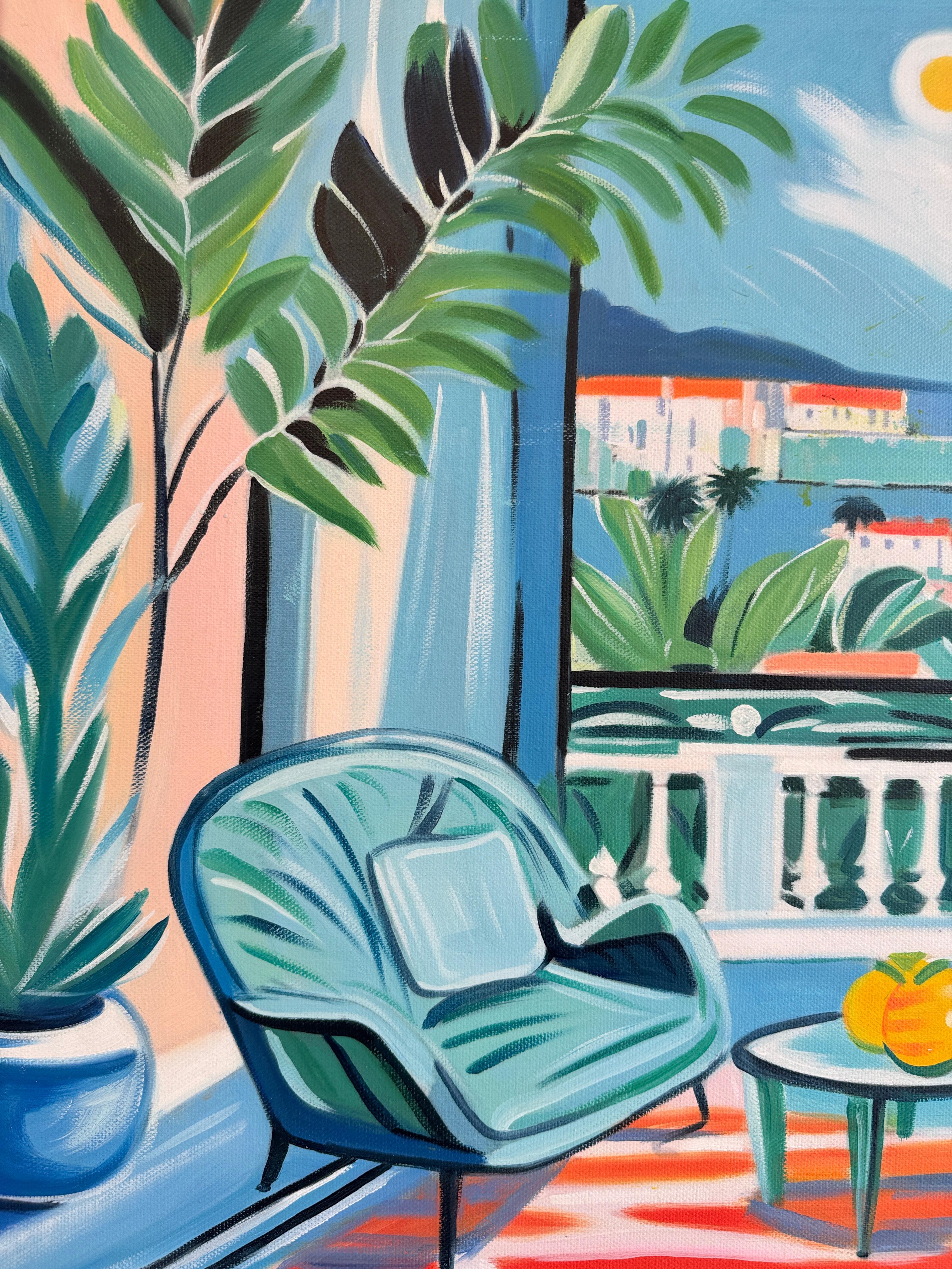 Where the horizon moved with us B.Schaumann Contemporary architectural Painting im Angebot 7