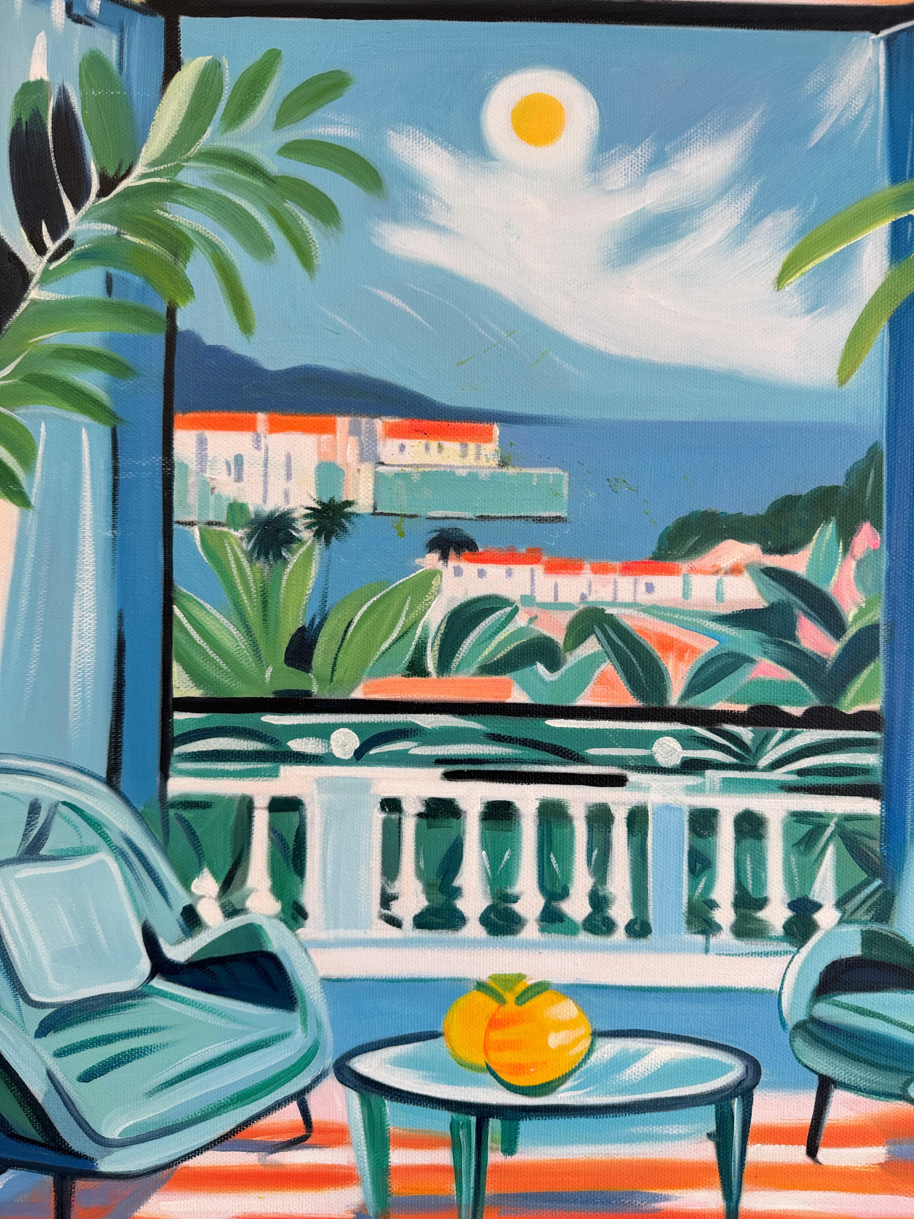 Where the horizon moved with us B.Schaumann Contemporary architectural Painting im Angebot 9